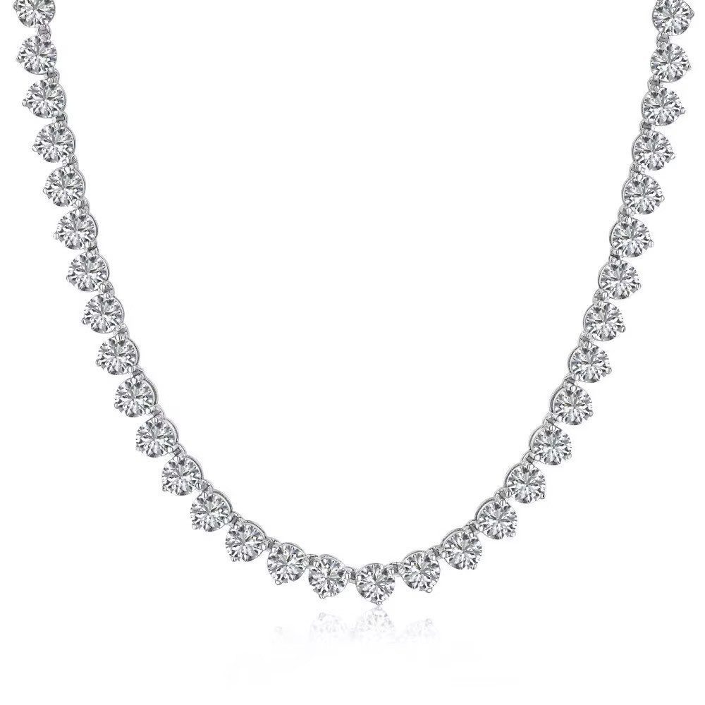 ROUGEMONT Collier Funkelndes Zirkonia Damen Collier 42cm Tropfenform, 4A Zirkonia