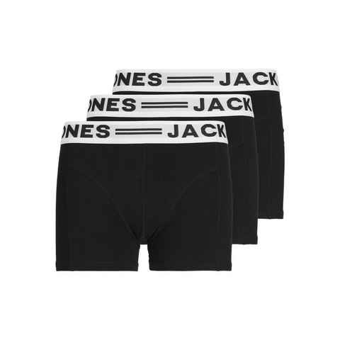 Jack & Jones Junior Boxershorts SENSE TRUNKS 3-PACK NOOS (Packung, 3-St)