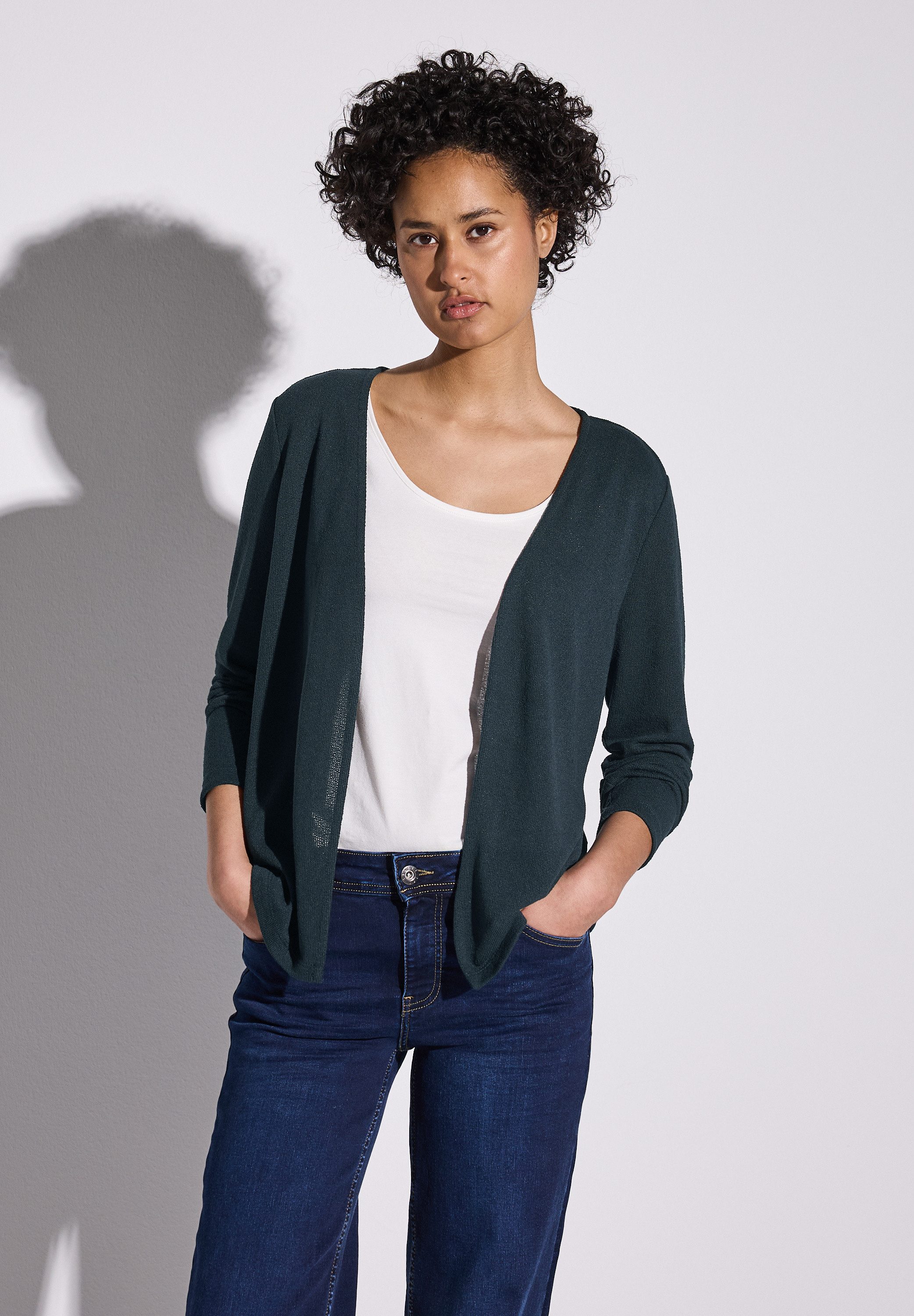 STREET ONE Cardigan, verschlusslos günstig online kaufen