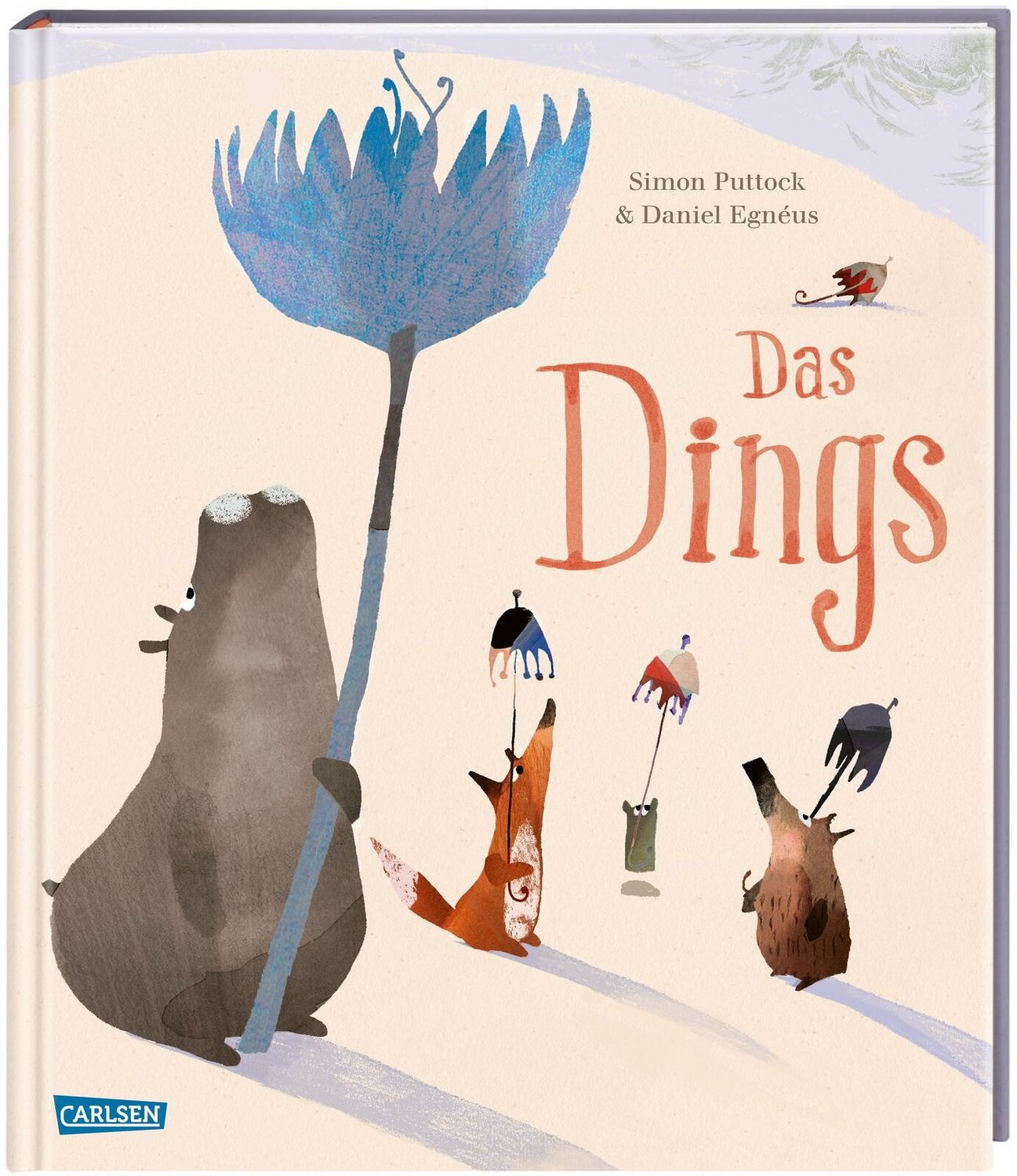 Das Dings / Simon Puttock, Poetisches Bilderbuch ab 3 Jahren über Neugier, Gemeinschaft und den Umgang mit Unbekanntem