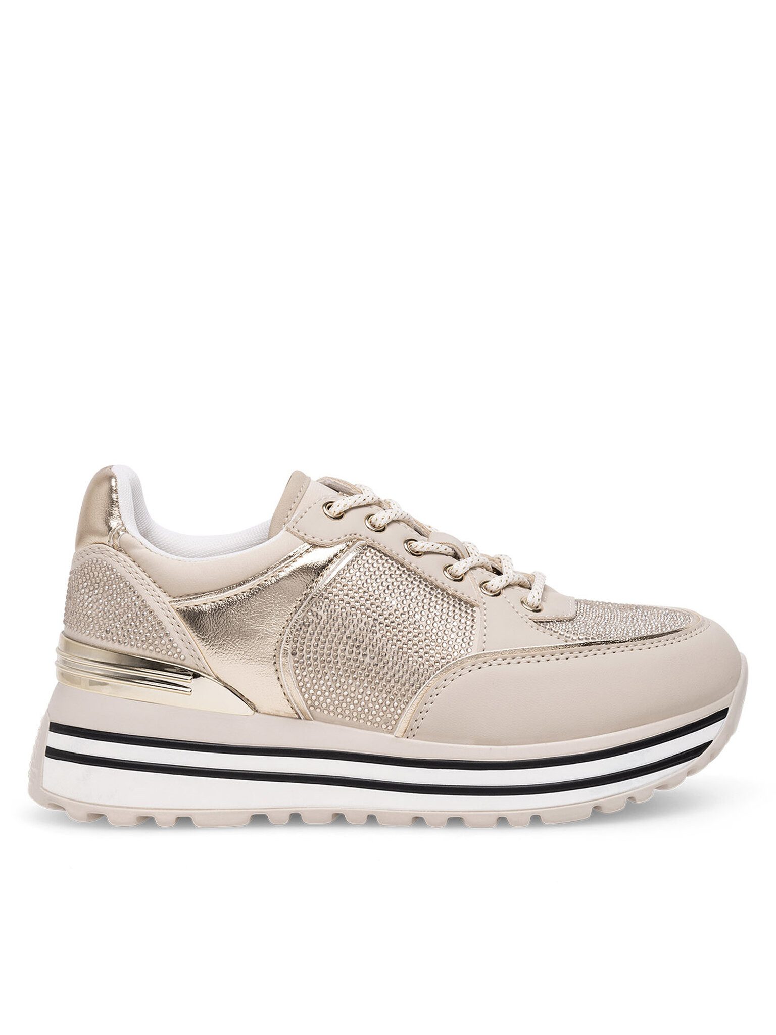 Eva Minge Sneakers Damen WYL3795-1 Beige Sneaker