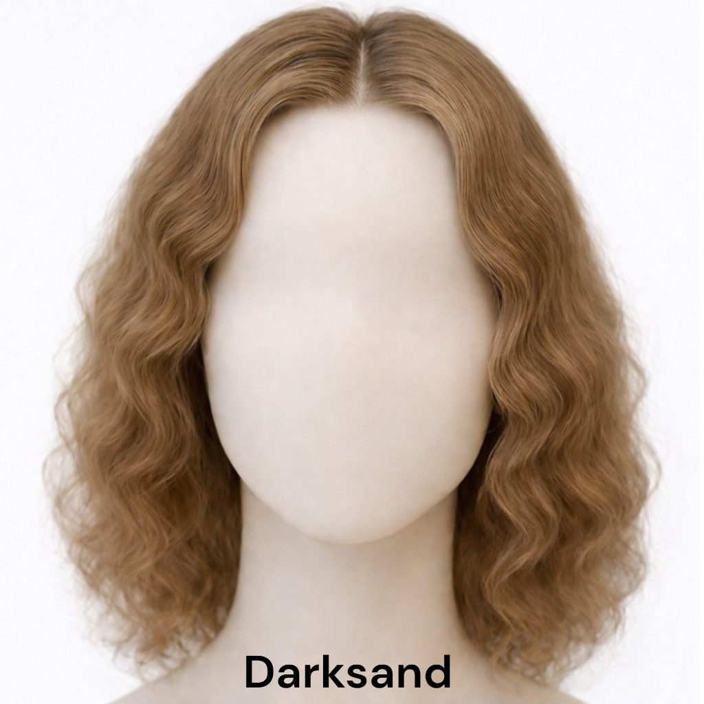 NOGI Echthaarperücke NOGI Volume Boost, Echthaar-Perücke mit Lace-Front, Mono-Scheitel und 30 cm Länge.