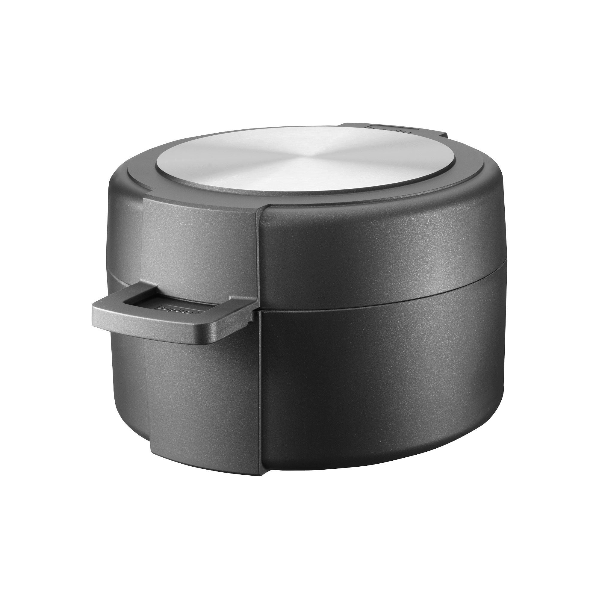 Berndes Bräter 24 cm, Aluminium, schwarz - b.double Round, Aluminium-Vakuumdruckguss