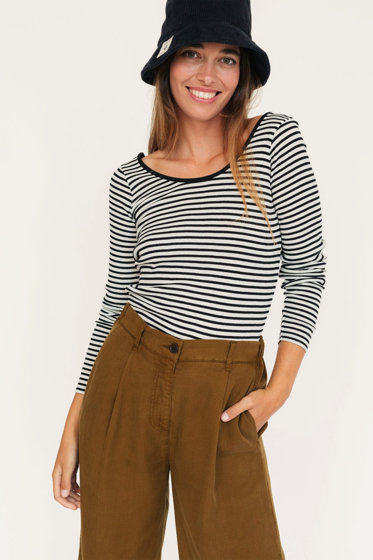 TWOTHIRDS Rundhalspullover Enet - Black & günstig online kaufen