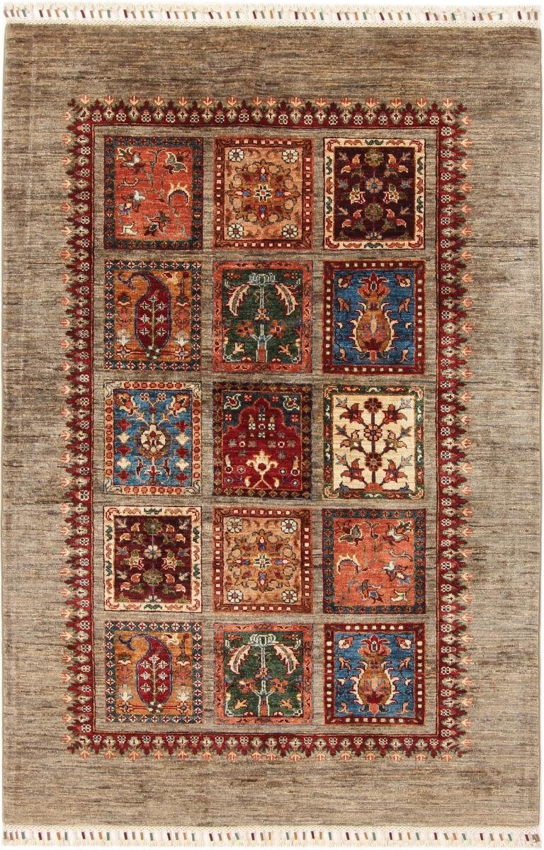 Orientteppich Arijana Bakhtiari 123x185 Handgeknüpfter Orientteppich, Nain Trading, rechteckig, Höhe: 5 mm