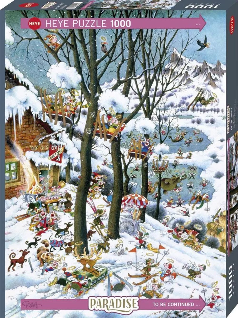 HEYE Puzzle In Winter Puzzle 1000 Teile, 1000 Puzzleteile