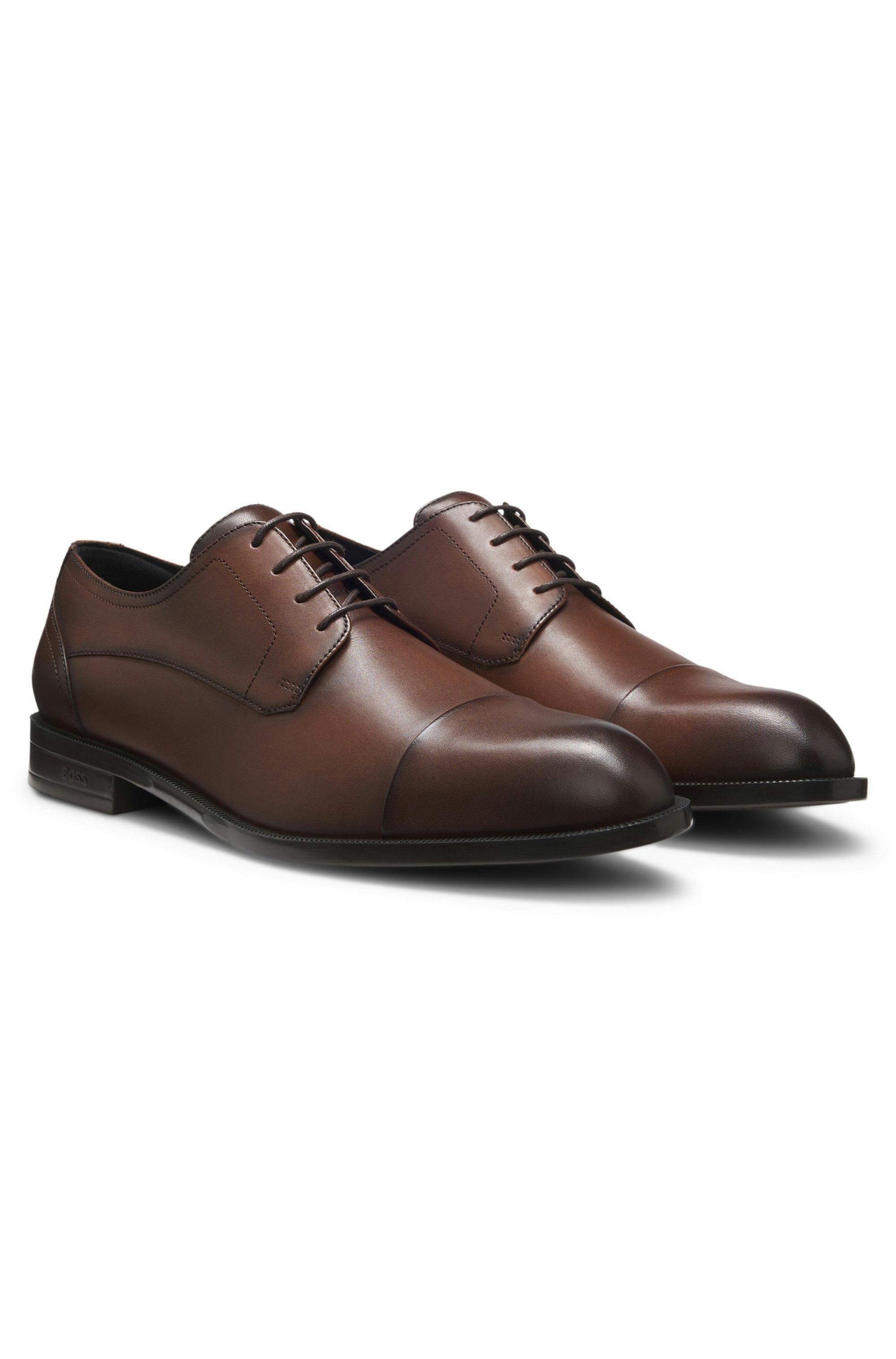 BOSS Tayil_Derb Schnürschuh Festtagsschuh, Anzugschuh, Business-Schnürer in eleganter Optik