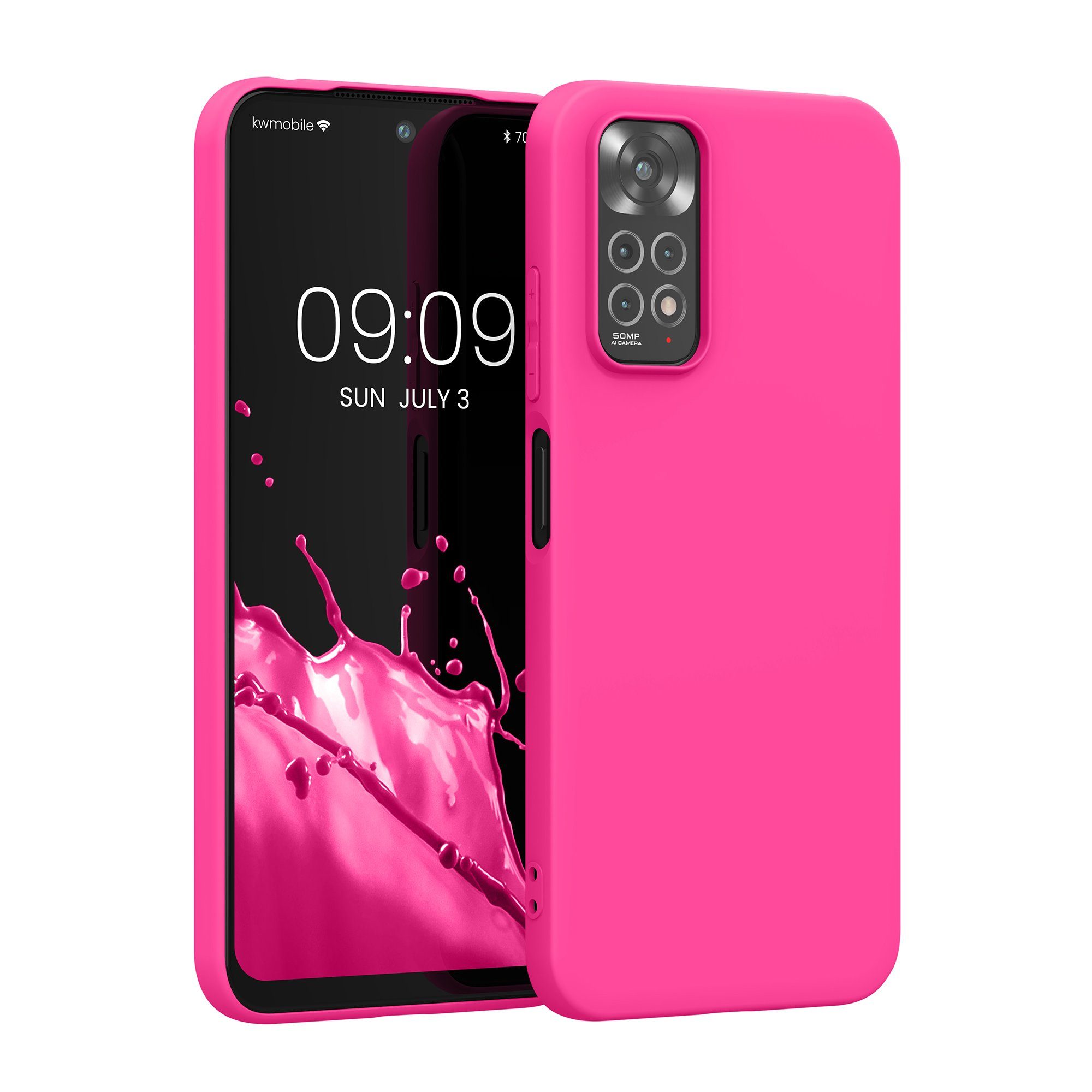 kwmobile Handyhülle Hülle für Xiaomi Redmi Note 11 / Note 11S, Hülle Silikon - Soft Handyhülle - Handy Case Cover