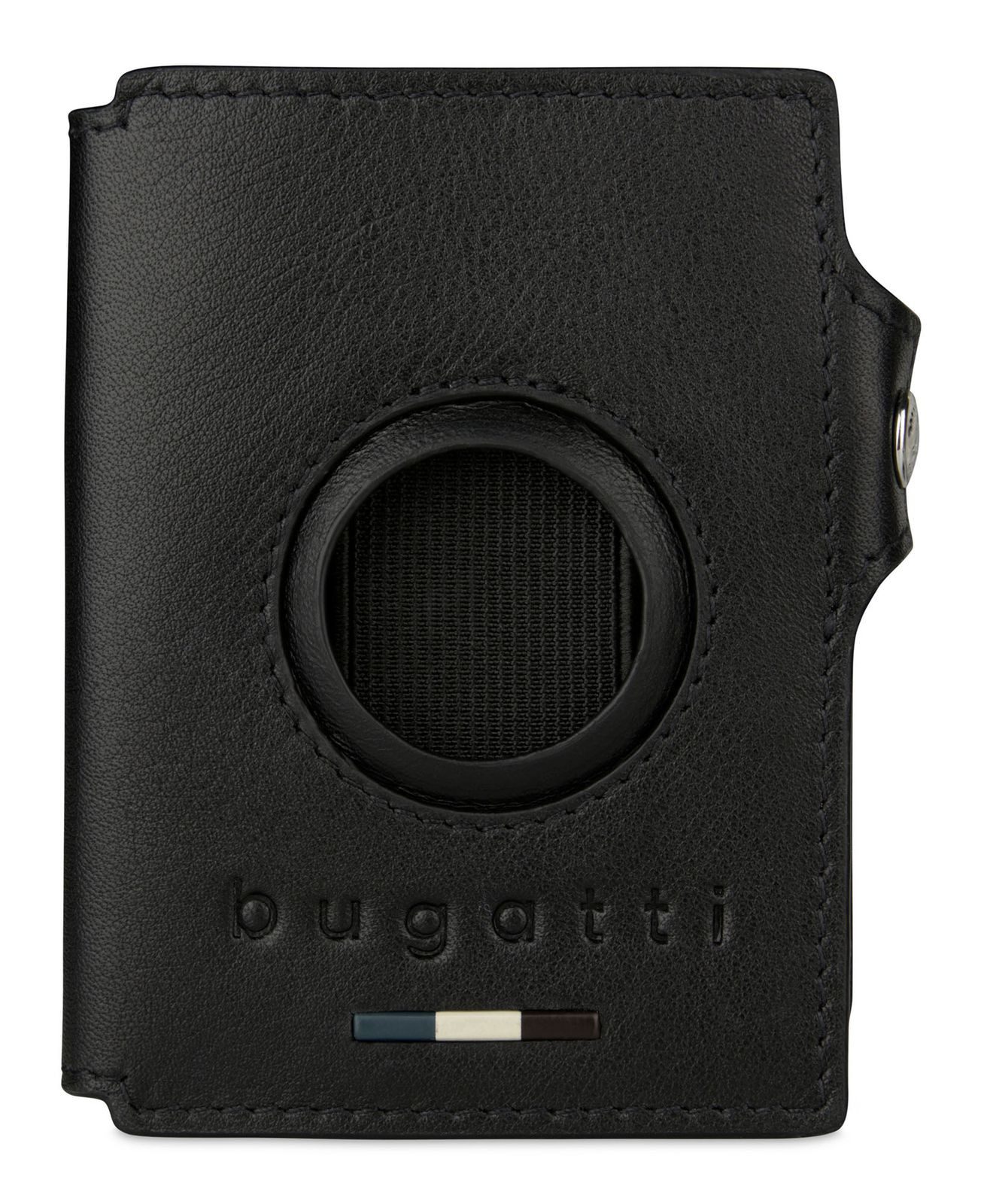 bugatti Kartenetui Card Case Small, aus echtem Rindsleder mit RFID-Blocker Schutz