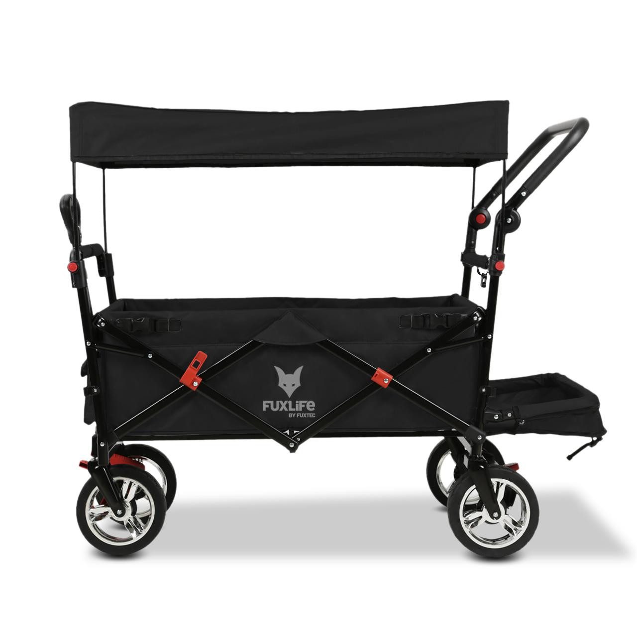 FUXLIFE Bollerwagen FX-CT800, Innenraumverlängerung, faltbar, mit Sonnendach