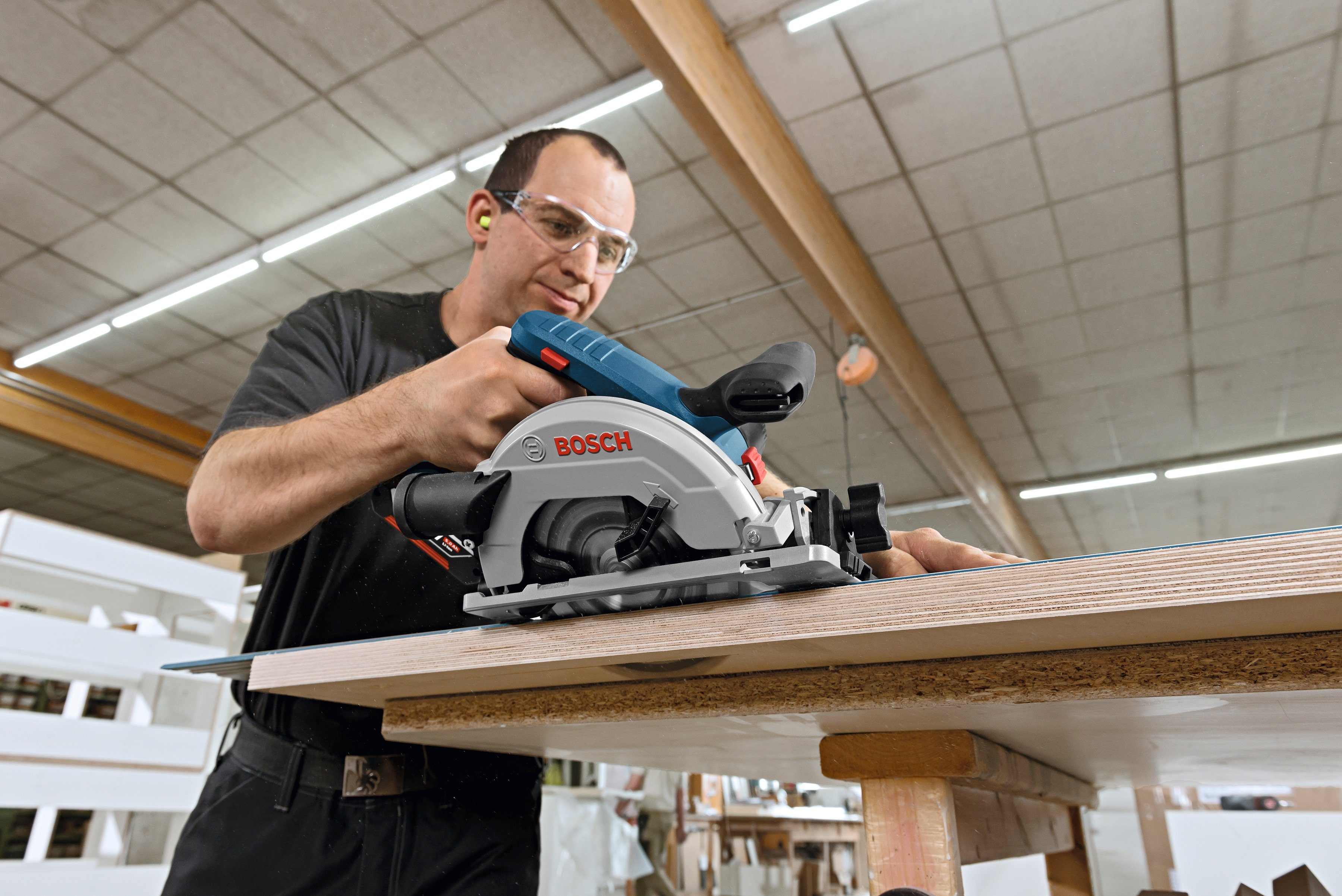 Bosch Professional Akku-Handkreissäge GKS 18V-57 G, Set, 18 V, 57 mm, inkl. günstig online kaufen