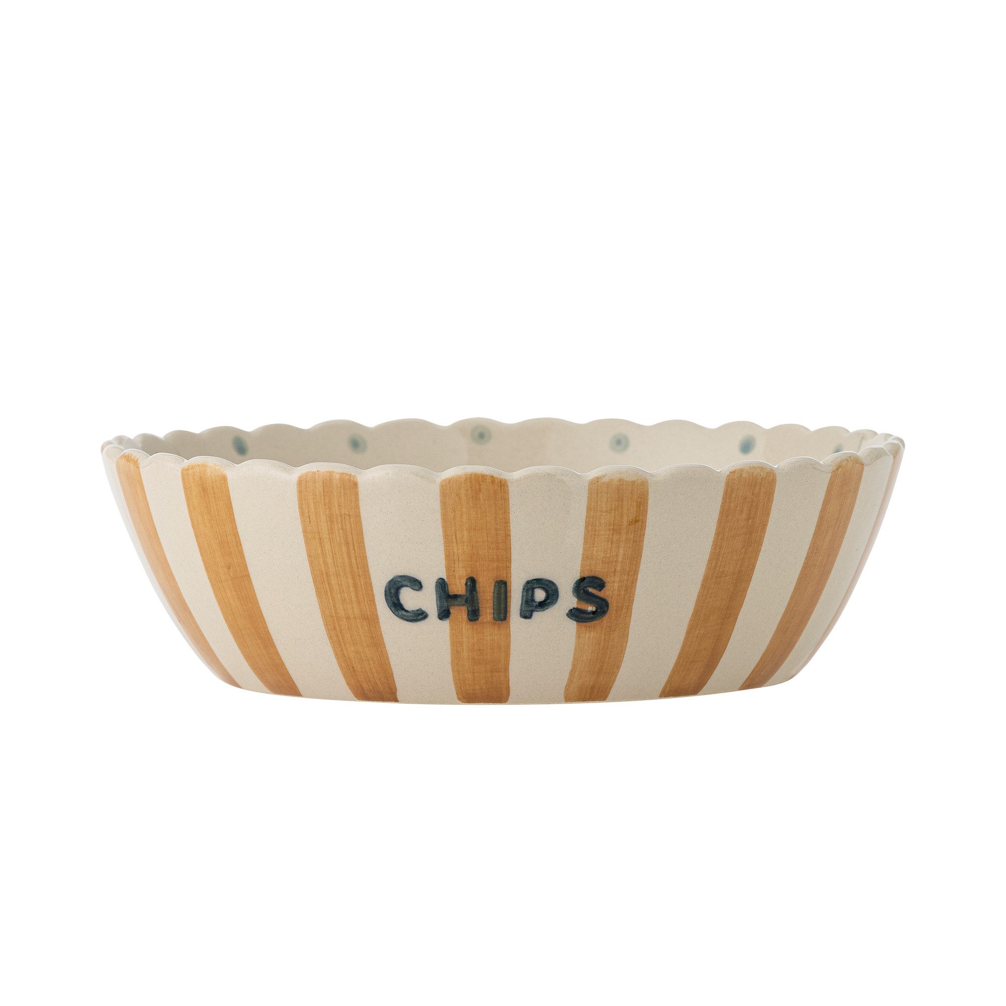Bloomingville Snackschale Schale CHIPS, 100% Steinzeug