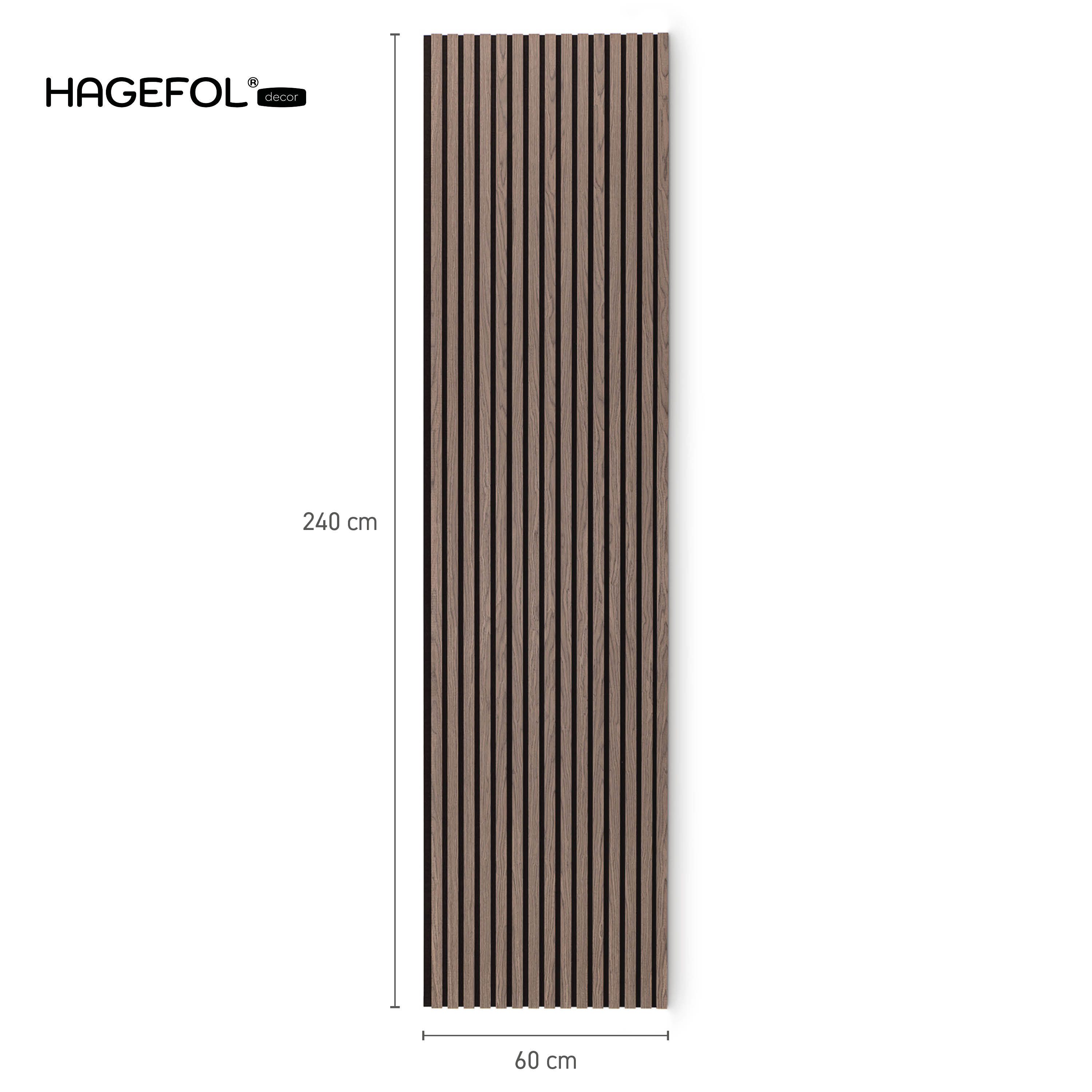 HAGEFOL Wandpaneel Akustikpaneele Holz, 3D Lamellenwand, günstig online kaufen