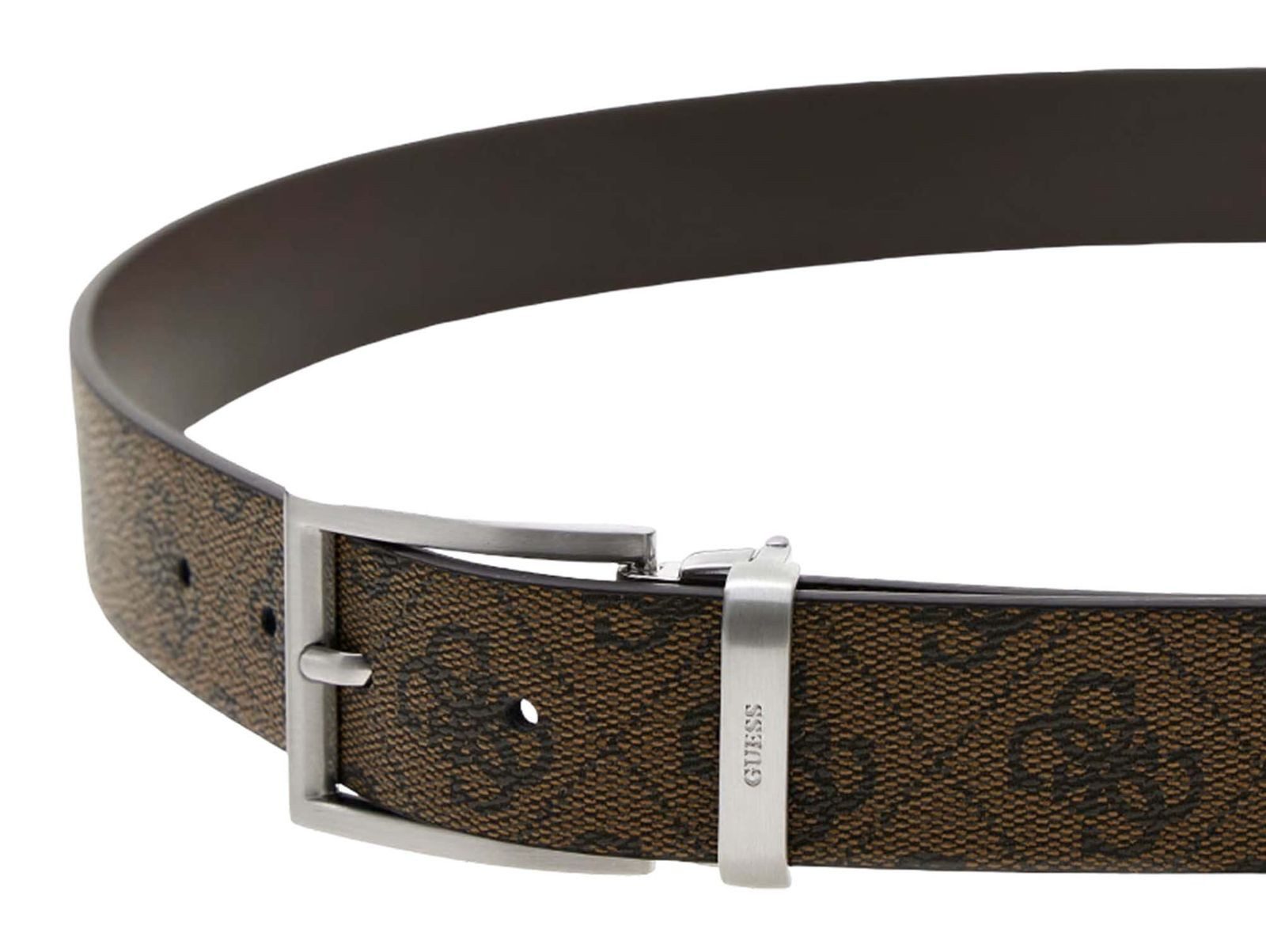 Guess Synthetikgürtel Adjustable & Reversible Belt H35 aus echtem Leder