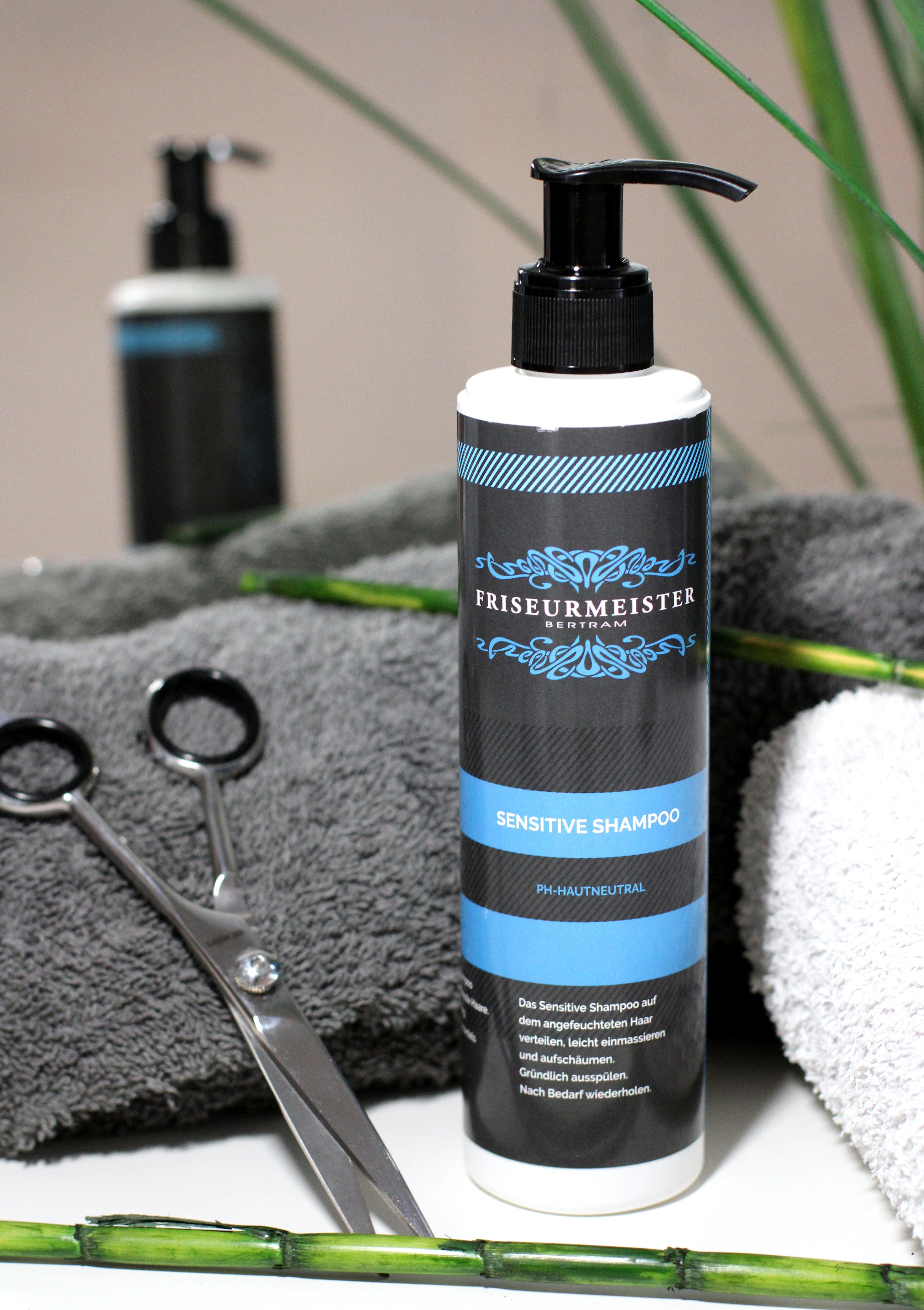 Friseurmeister Haarshampoo Sensitive Shampoo für mild PH-Hautneutral 250ml gestresste Haare