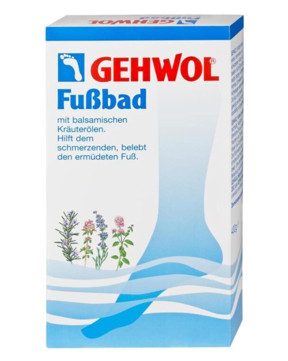 Fußbädersalz GEHWOL Fußbad mit balsamischen Kräuterölen 400g