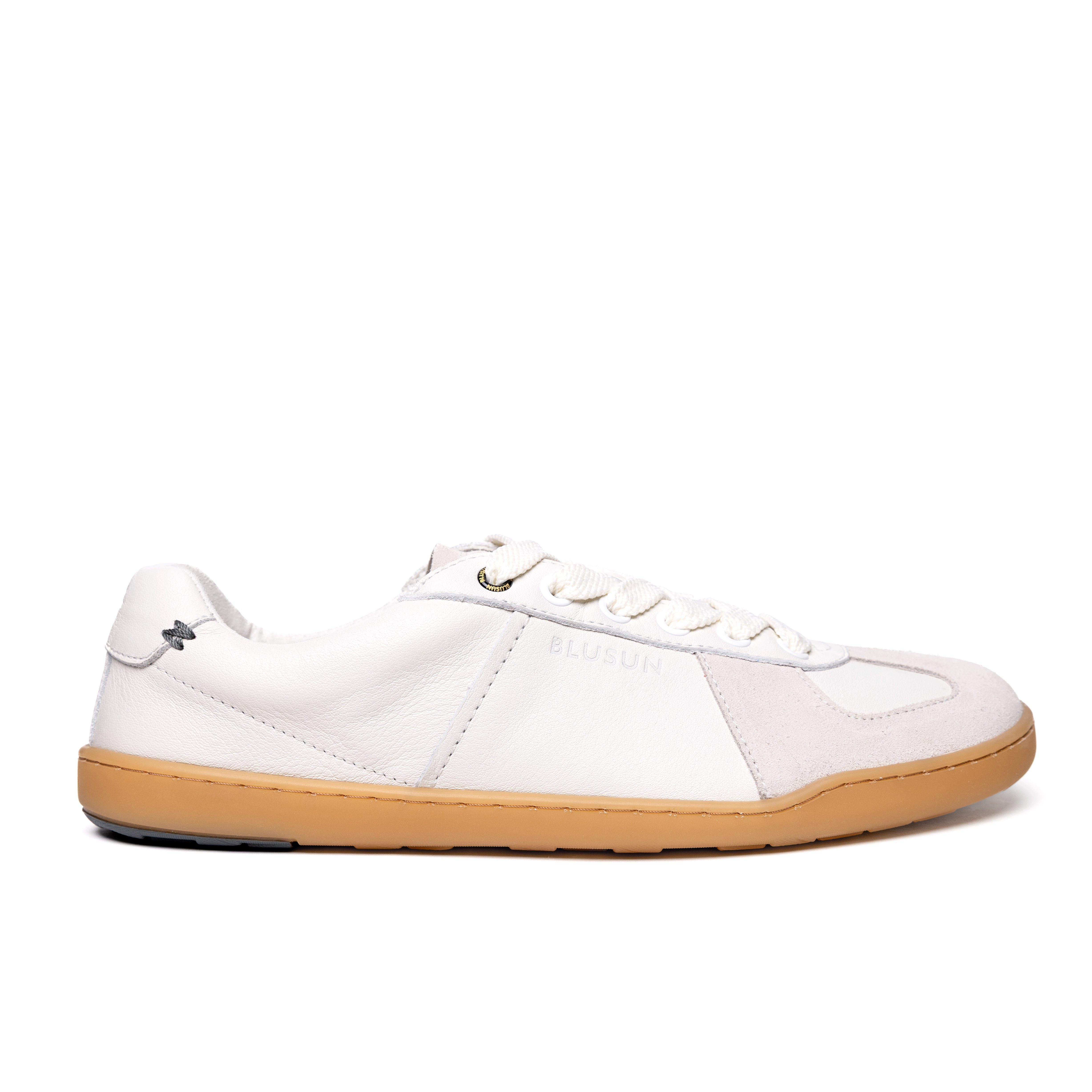 BLUSUN BLSN-200W pure white Barfußschuh (1 Paar, flexible Barfußsohle) Leder