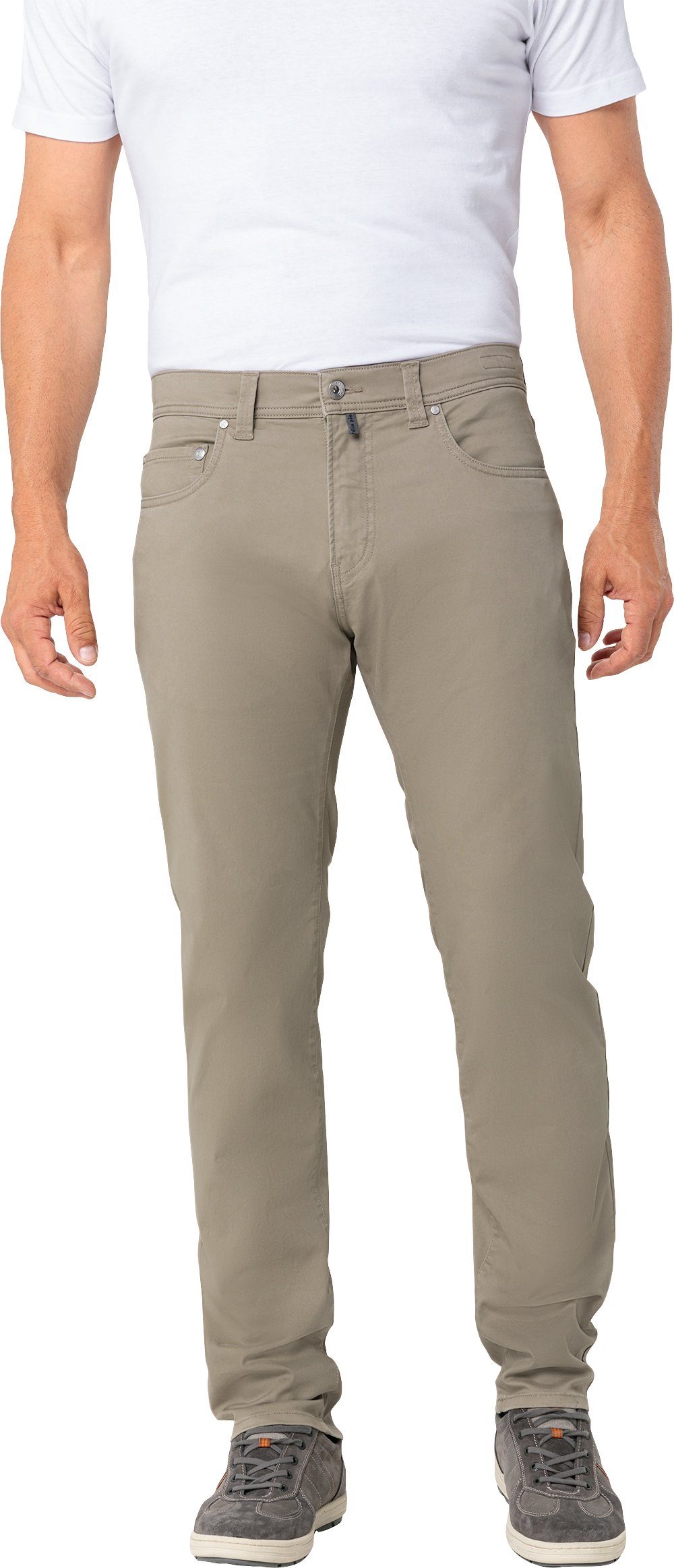 Cardin 5-Pocket-Style Pierre beige Stretch-Jeans