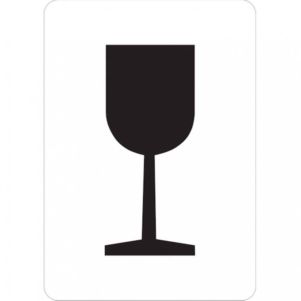 König Werbeanlagen Hinweisschild Verpackungsetiketten, Vorsicht