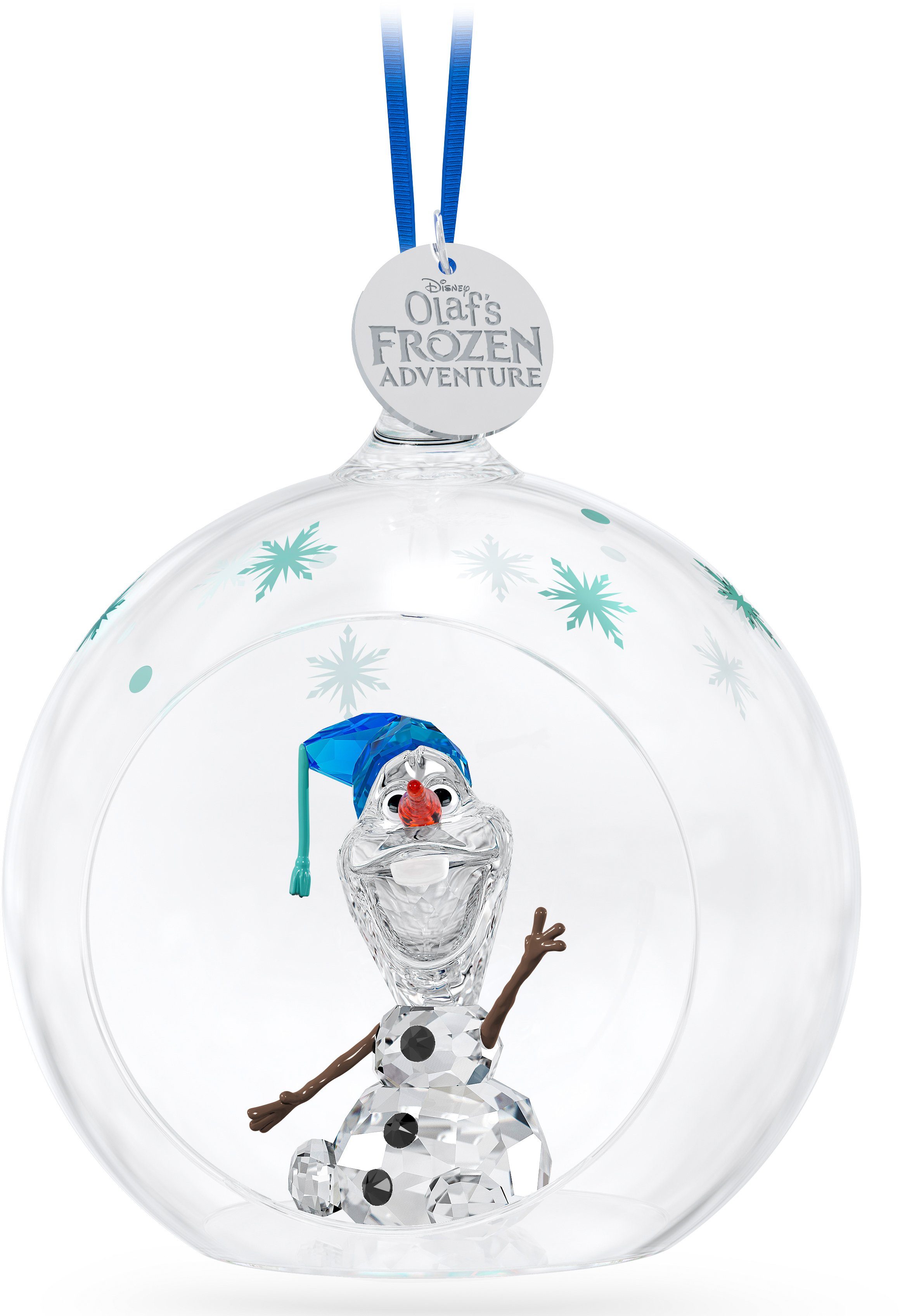 Swarovski Dekokugel Disney Eiskönigin Frozen Olaf Weihnachtskugel, 5625132 (1  St), Swarovski® Kristall