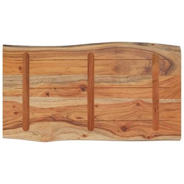 vidaXL Beistelltisch Beistelltisch 70x40x2,5 cm Massivholz Akazie Naturkante (1-St)