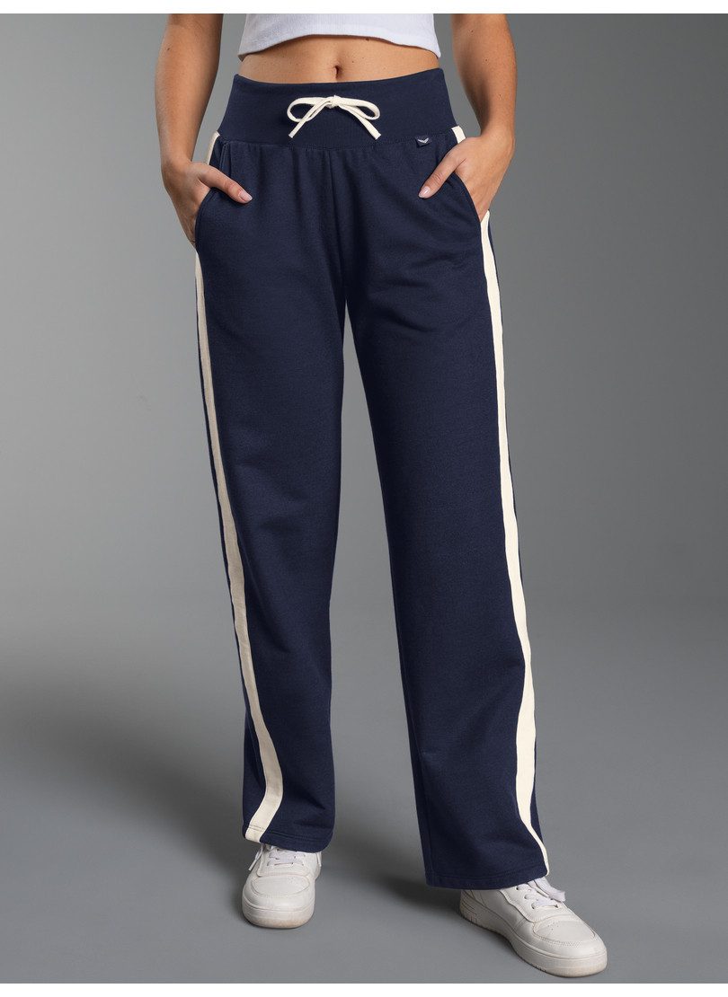 Jerseyhose TRIGEMA Jogginghose mit kontrastfarbigen Elementen