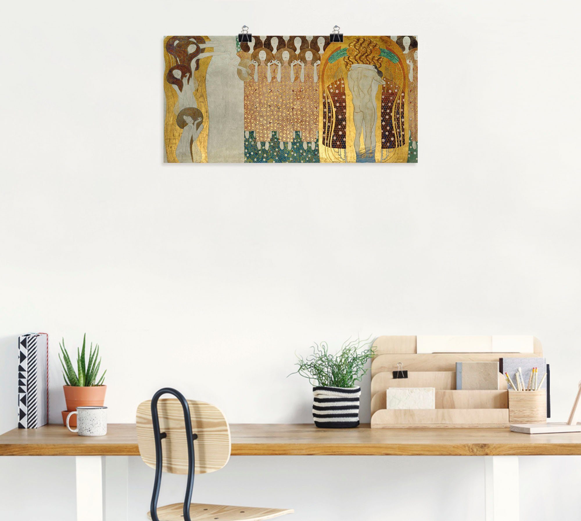 Artland Wandbild Beethovenfries, Gruppen & Familien (1 St), als Leinwandbild, Poster in verschied. Größen
