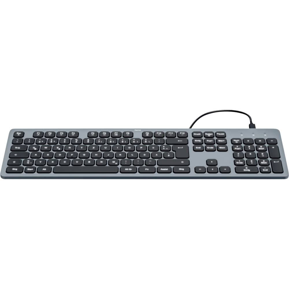 Hama Tastatur CK-400 (kabelgebunden, beleuchtet, QUERTZ) Tastatur