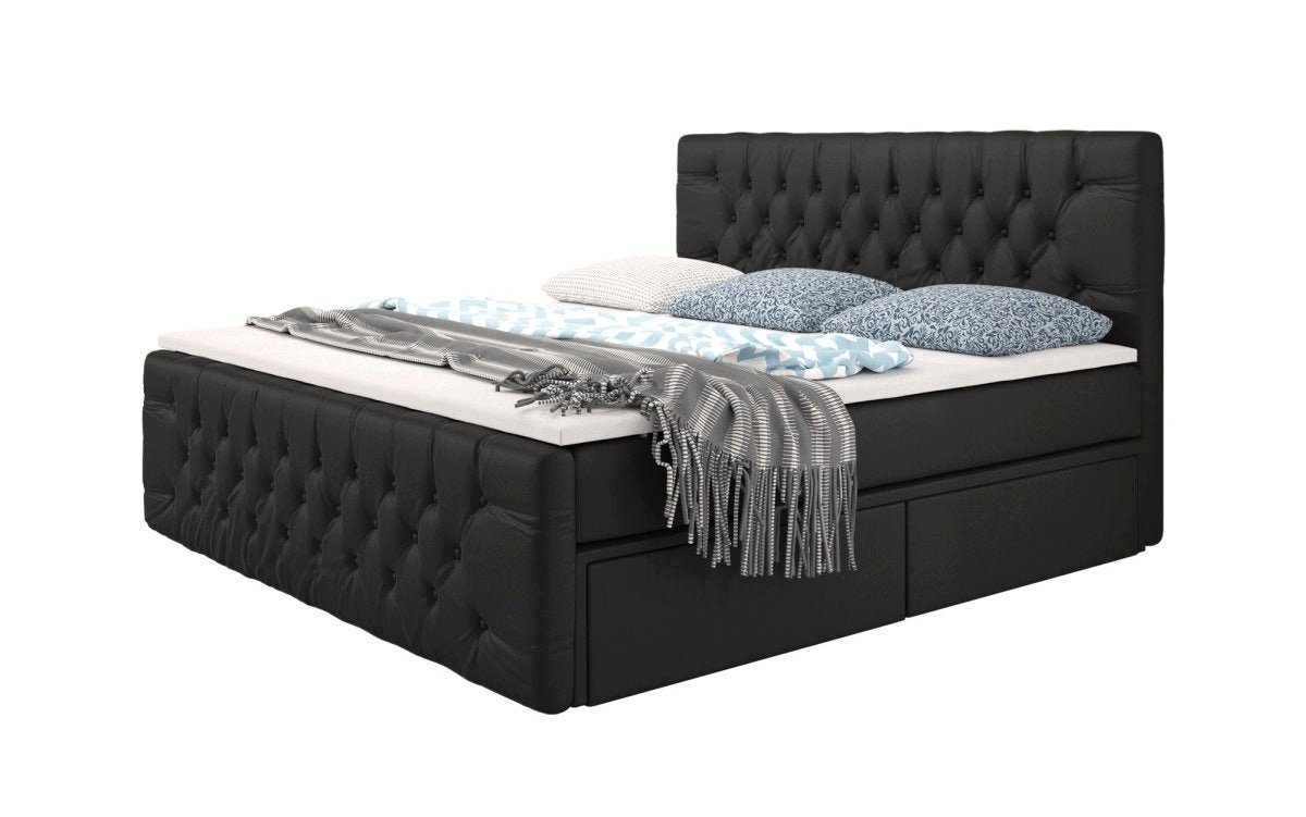 Luxusbetten24 Boxspringbett Bellissimo, mit 4 Schubladen günstig online kaufen