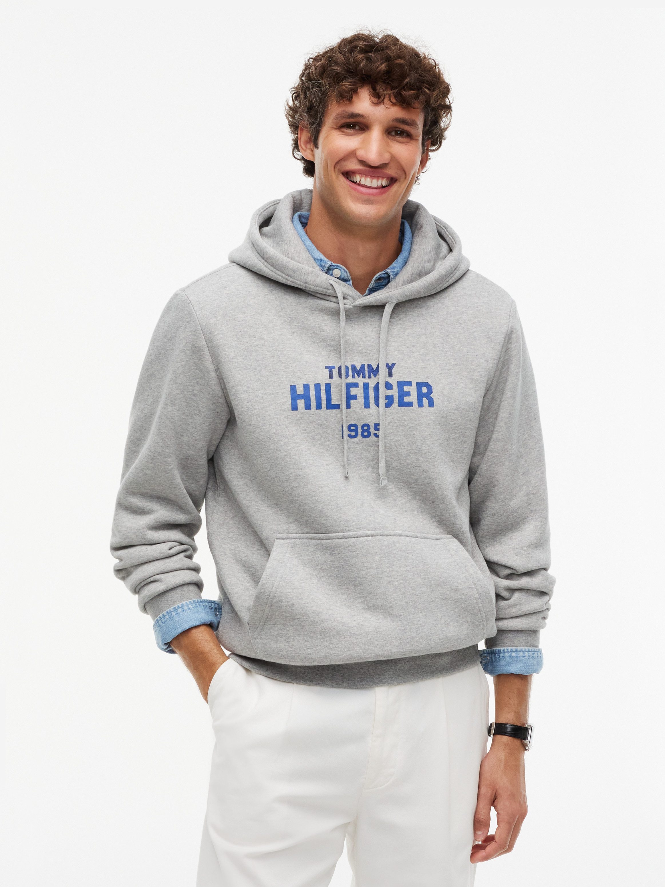 Tommy Hilfiger Hoodie HILFIGER STACK REGULAR FLEECE