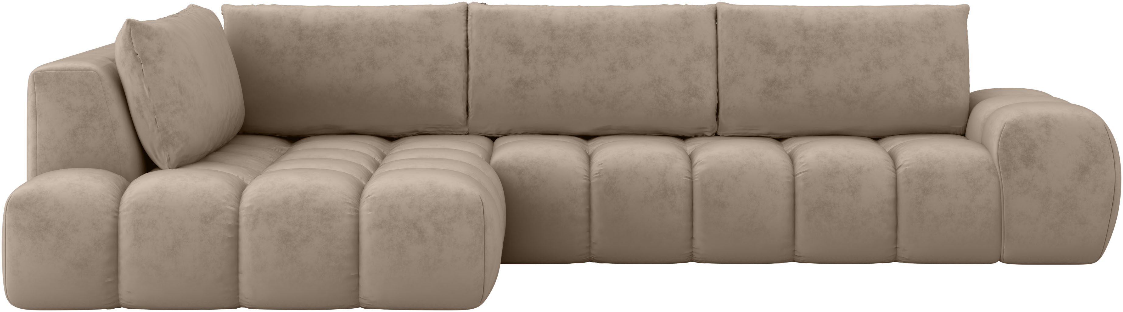 OTTO home Ecksofa AZITA L-Form, XXL 352 cm Designsofa in Bubble-Opitk, lose günstig online kaufen