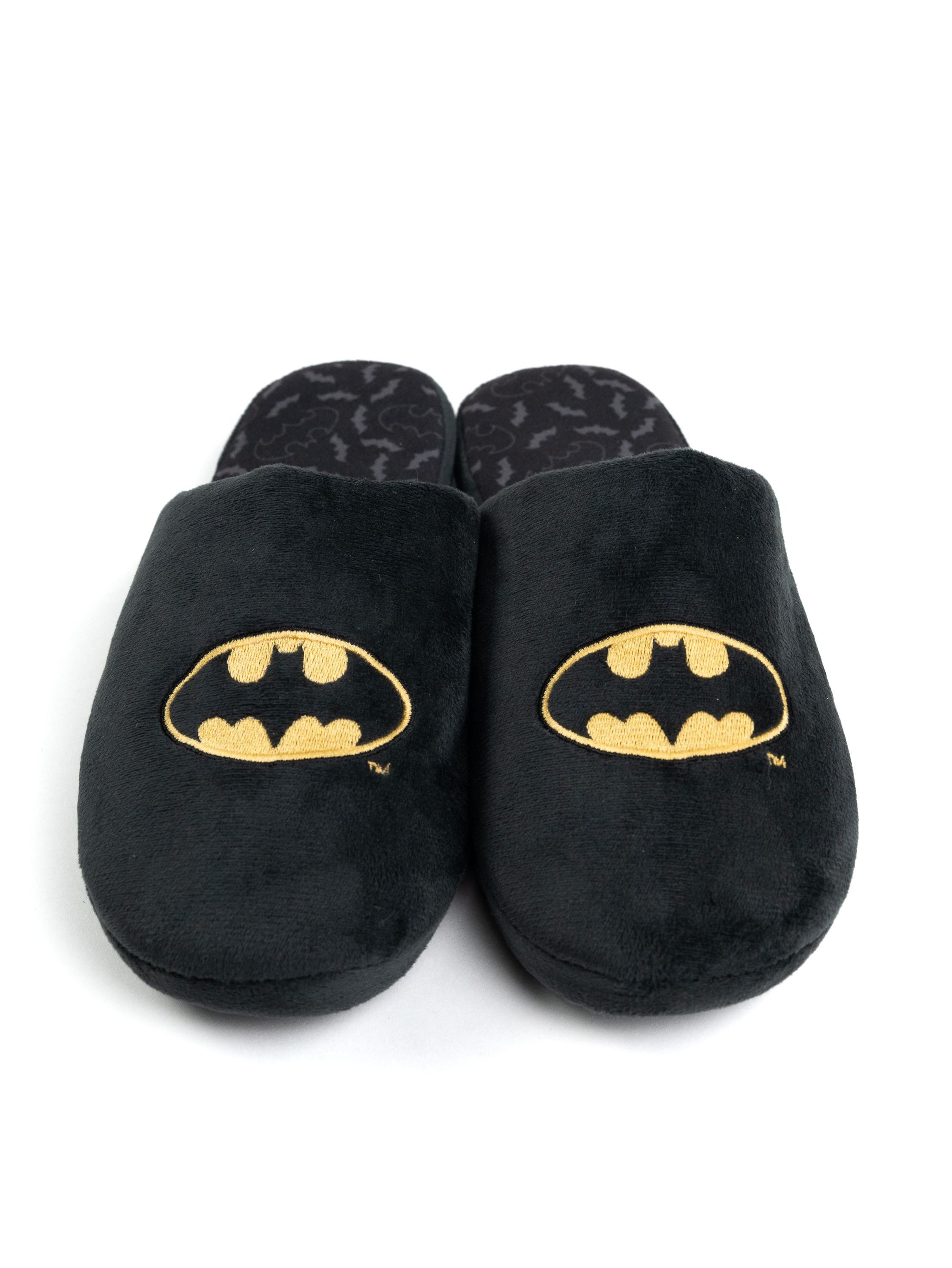 DC Comics Batman Hausschuhe Puschen Schlappen Slipper Pantoffeln Hausschuh
