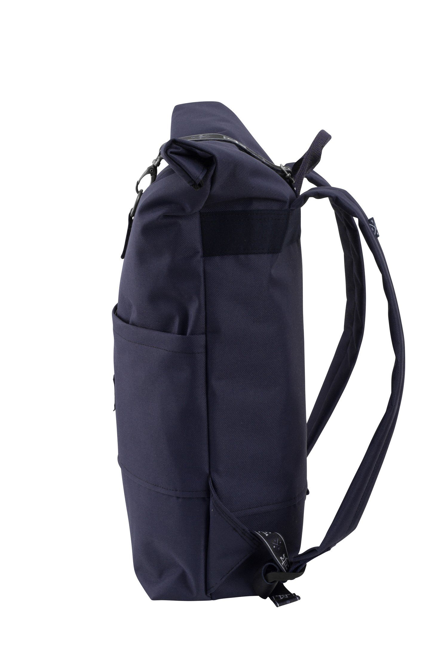 Manufaktur13 Tagesrucksack Roll-Top Rucksack Edition - Taped verstellbare mit wasserdicht/wasserabweisend, Backpack Navy Gurte Rollverschluss