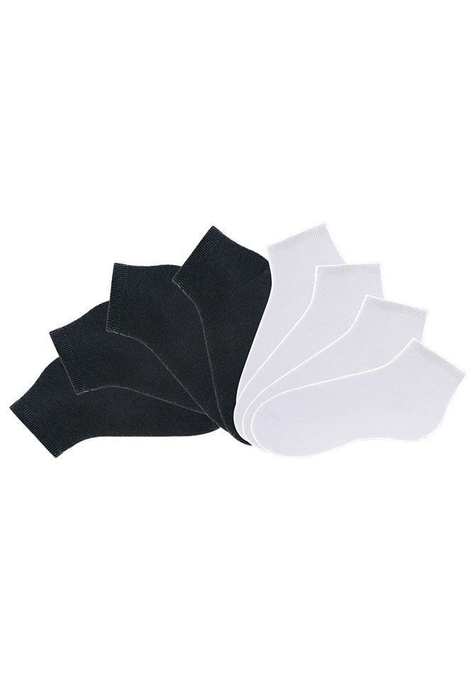 Go in Kurzsocken (Packung, 8-Paar) uni in Basic Farben