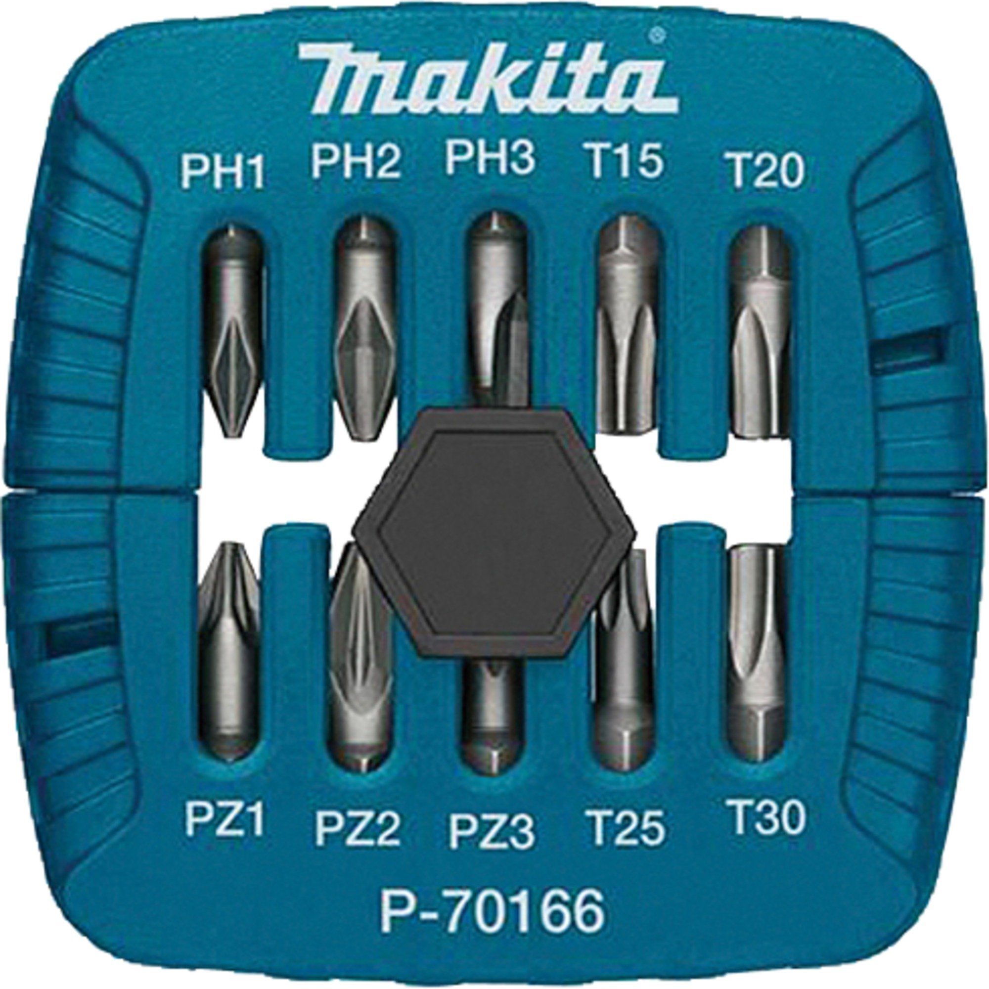 Makita Bit-Set Makita Bit-Box 10 Stück PH PZ P-70166, Bit-Satz