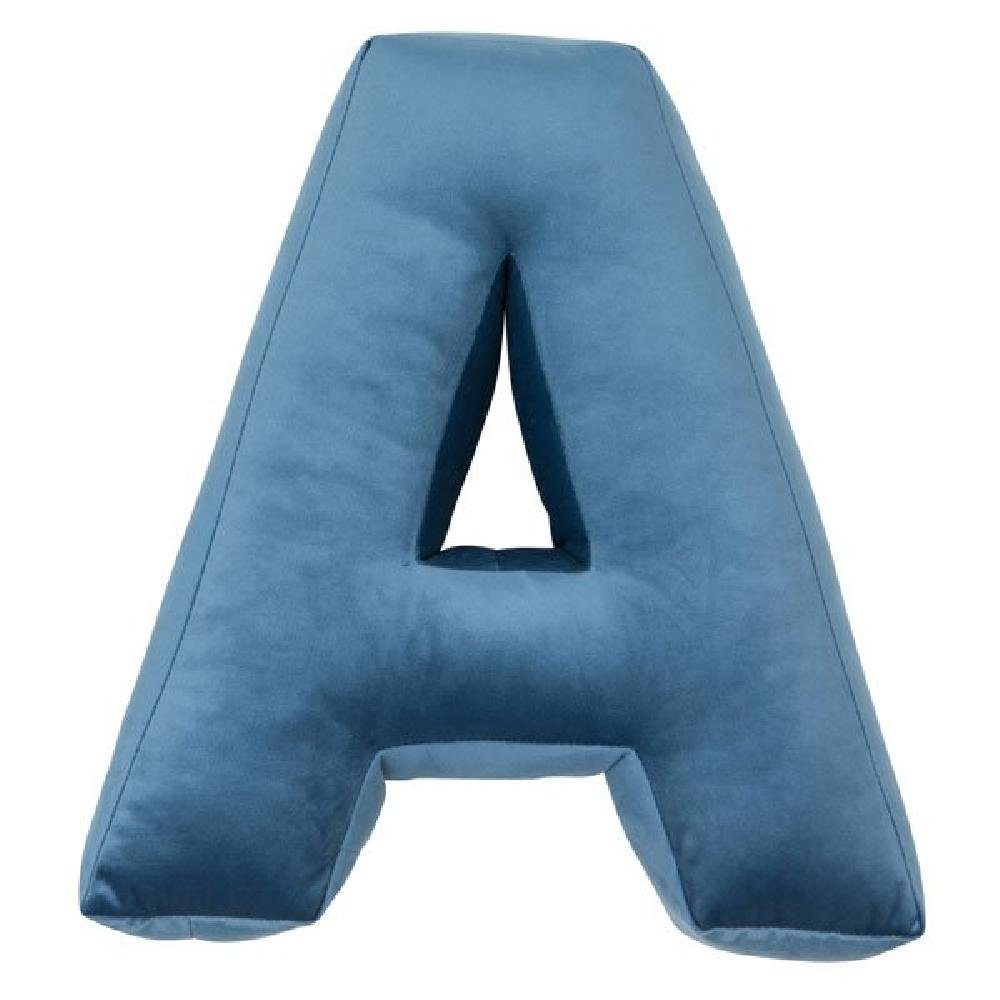 Kinderdaunenkissen Buchstabenkissen A Blau (40cm), Betty's Home