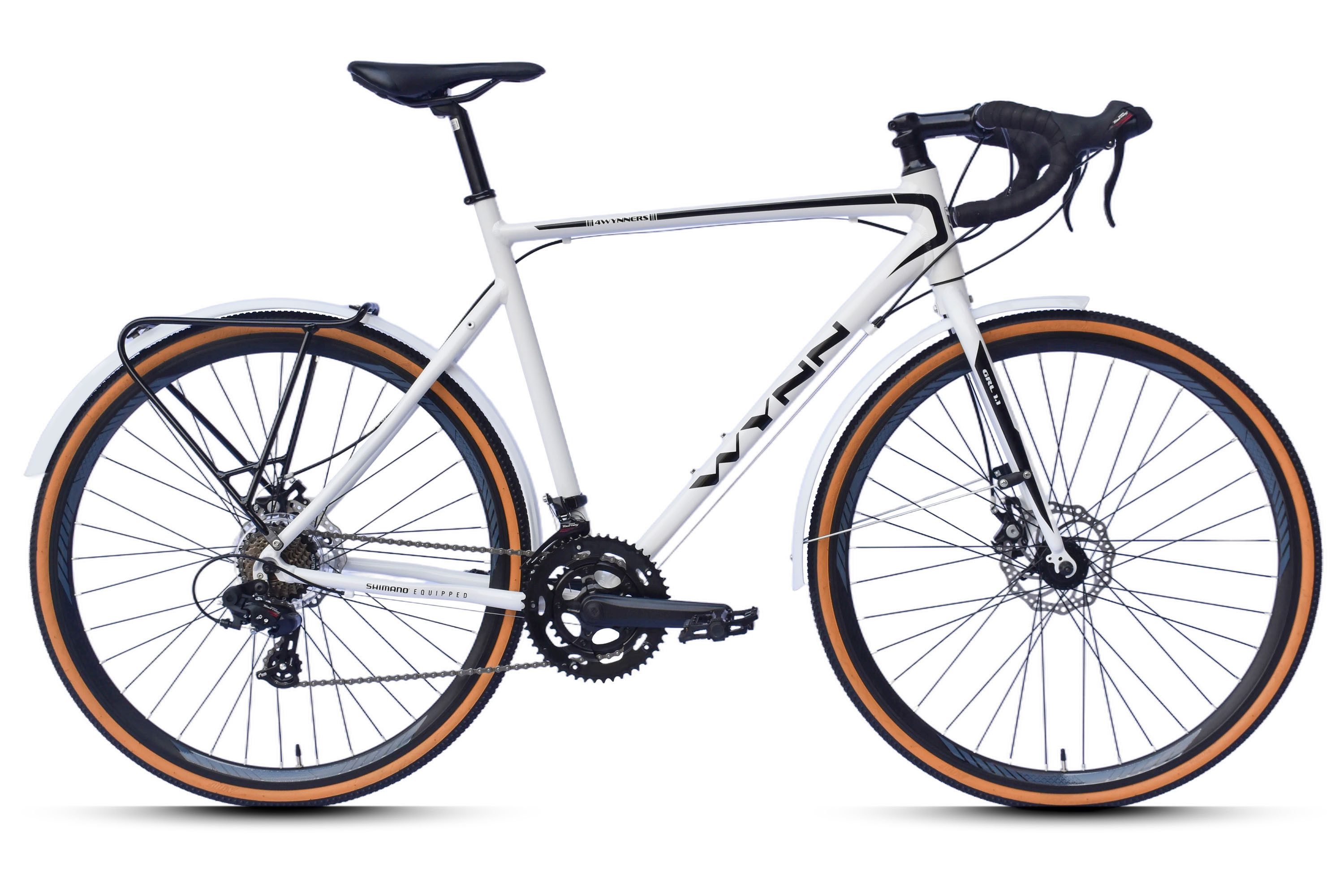 WYNN Gravelbike GRL1.1, 14 Gang Shimano Tourney Schaltwerk, Kettenschaltung