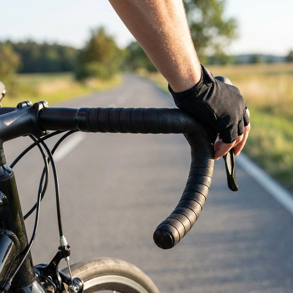 Velo Fahrradlenker Velo Lenkerband GEL-KORK Karton mit Stopfen Kork schwarz