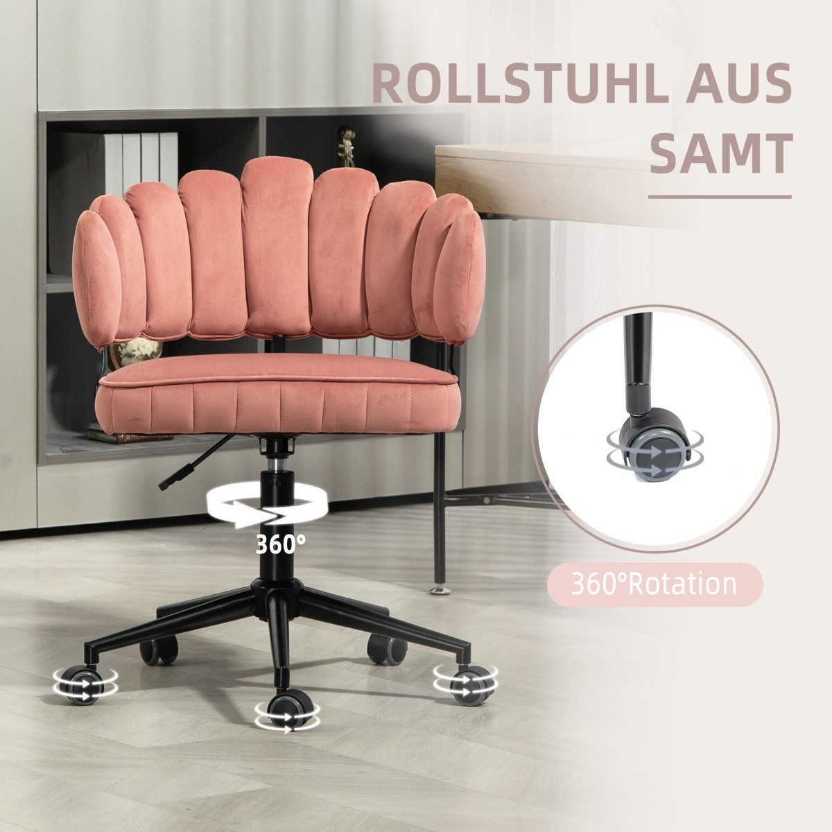 IDEASY Bürostuhl Drehstuhl, höhenverstellbar, weich und günstig online kaufen