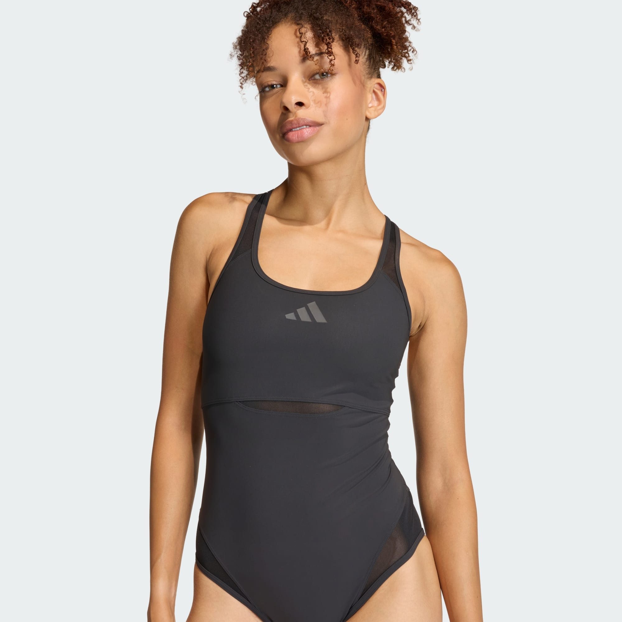 adidas Performance Schwimmanzug LANELUX Y-BACK MESH BADEANZUG (1-St)