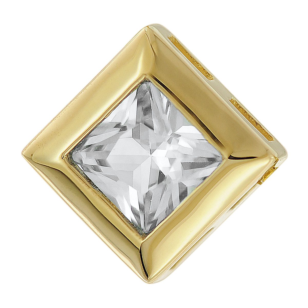 trendor Kette mit Anhänger Gold-Anhänger 333 / 8K mit Zirkonia + goldplatti günstig online kaufen