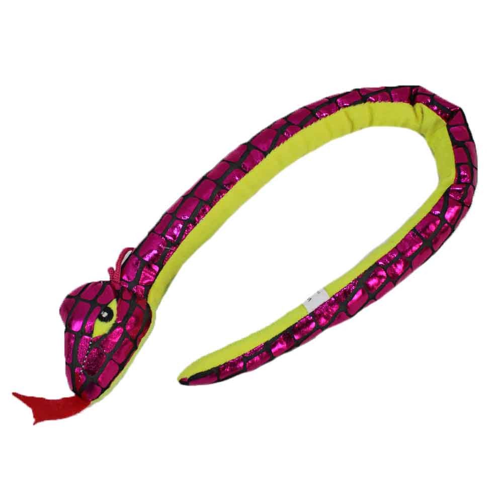 Rasehorn Kuscheltier 3 Stück Plüsch Schlange glänzend - ca. 60 cm (3-St)