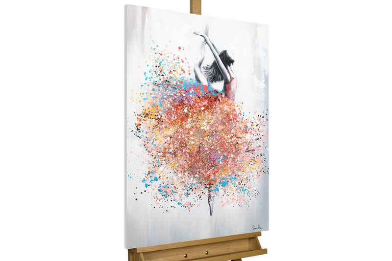 KUNSTLOFT Gemälde Tanz der Leidenschaft 60x90 cm, Leinwandbild 100% HANDGEMALT Wandbild Wohnzimmer