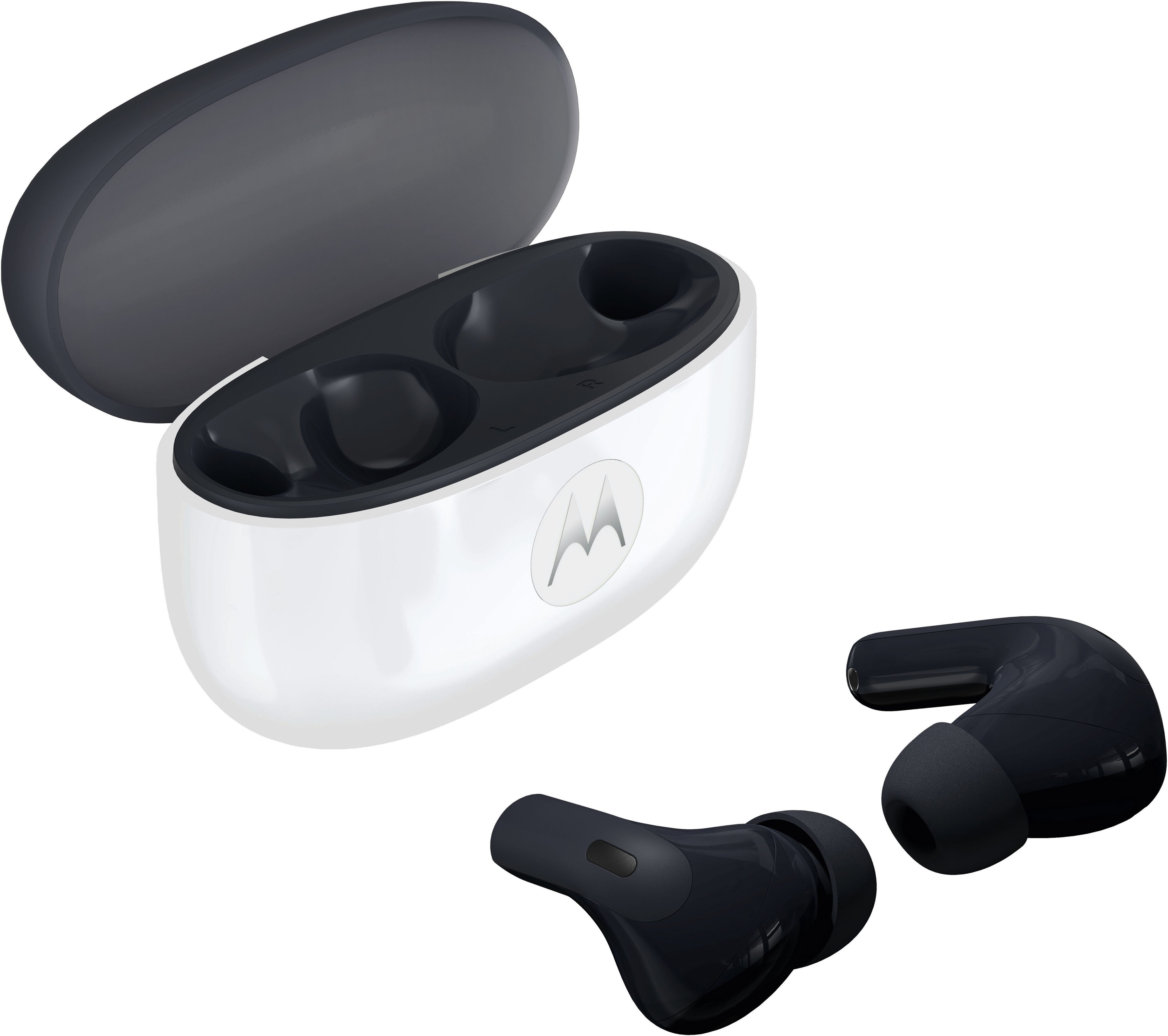 Motorola moto buds 2 Bluetooth-Kopfhörer (Active Noise Cancelling (ANC), Freisprechfunktion, Hi-Res, Rauschunterdrückung, Transparenzmodus, Bluetooth)