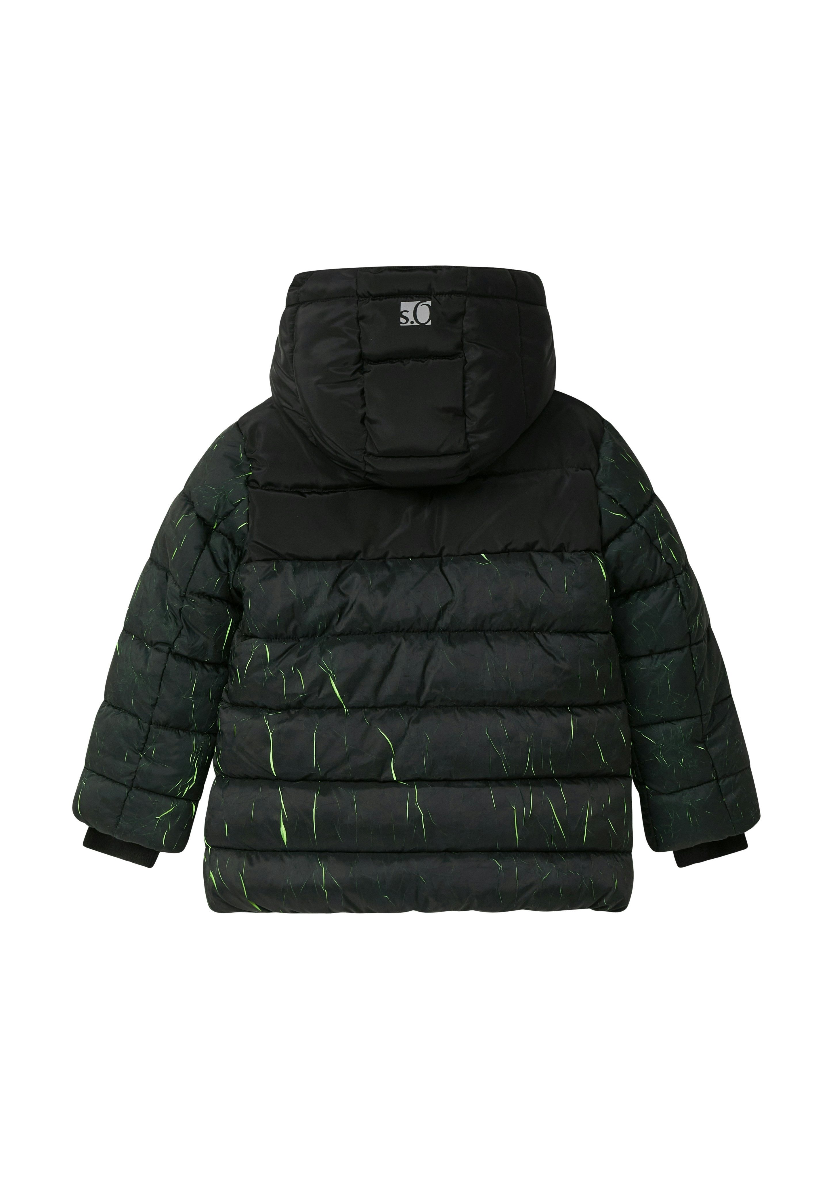 s.Oliver Junior Steppjacke mit Logo Print