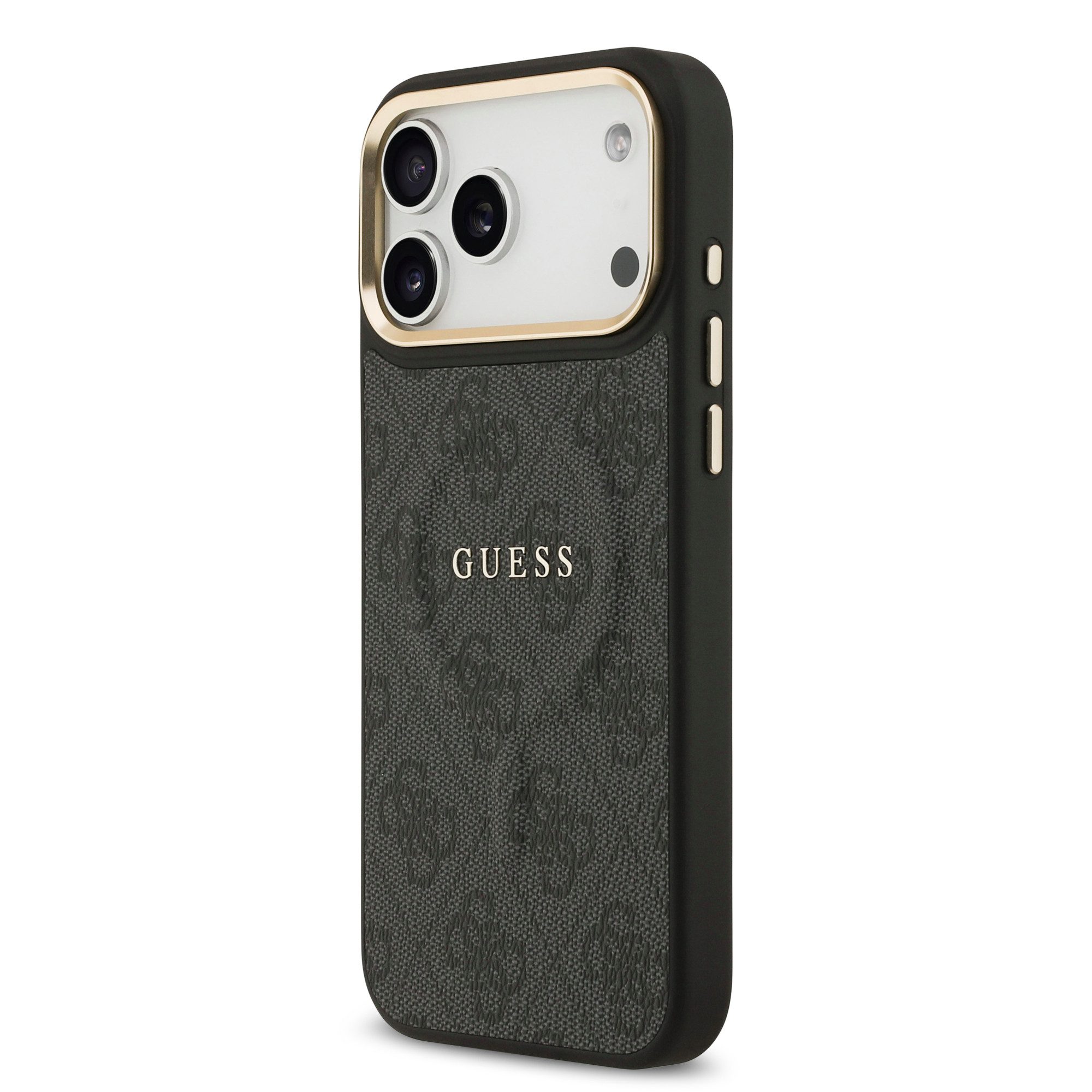 Guess Handyhülle GUESS Case für iPhone 17 Pro Max Goldrahmen Magsafe Handyhülle Cover S – Bild 2 von 4
