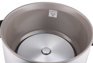 Dekonaz Kochtopf Bavary Reiskocher 5,6 Liter, Silber