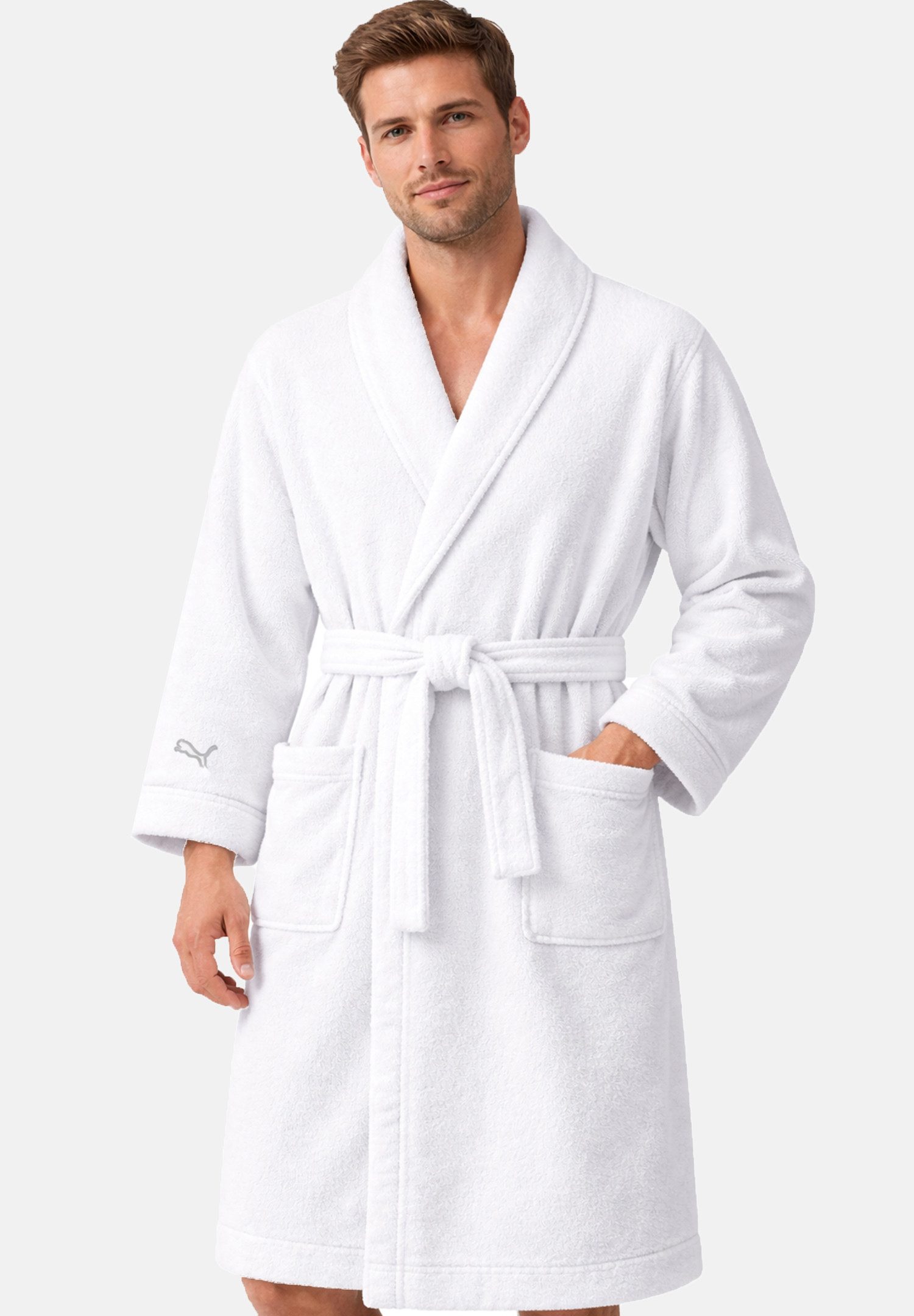 PUMA Bademantel TEAMADDITIONS BATHROBE, Baumwolle
