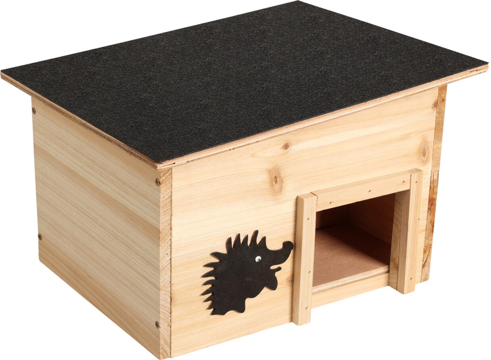 Koopman Igelhaus Igelhotel Igelhütte 32x26 cm Kiefernholz Beige Bausatz Demontiert, Igelhütte, Bausatz, Winterquartier, Kiefernholz, Montage