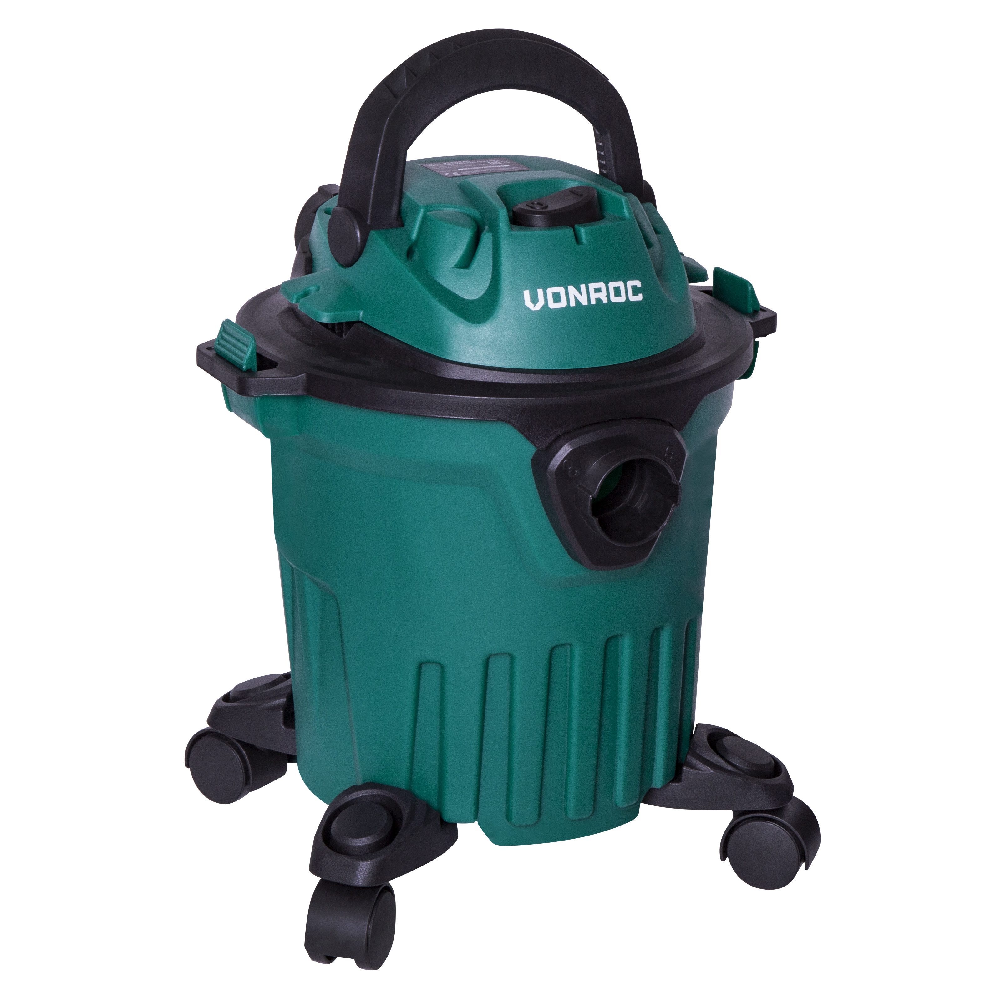 VONROC Nass-Trocken-Sauger - Polsterreiniger, 1000 W, beutellos, – inklusive Sprühflasche, Textildüse und vielen weiteren Zubehörteilen